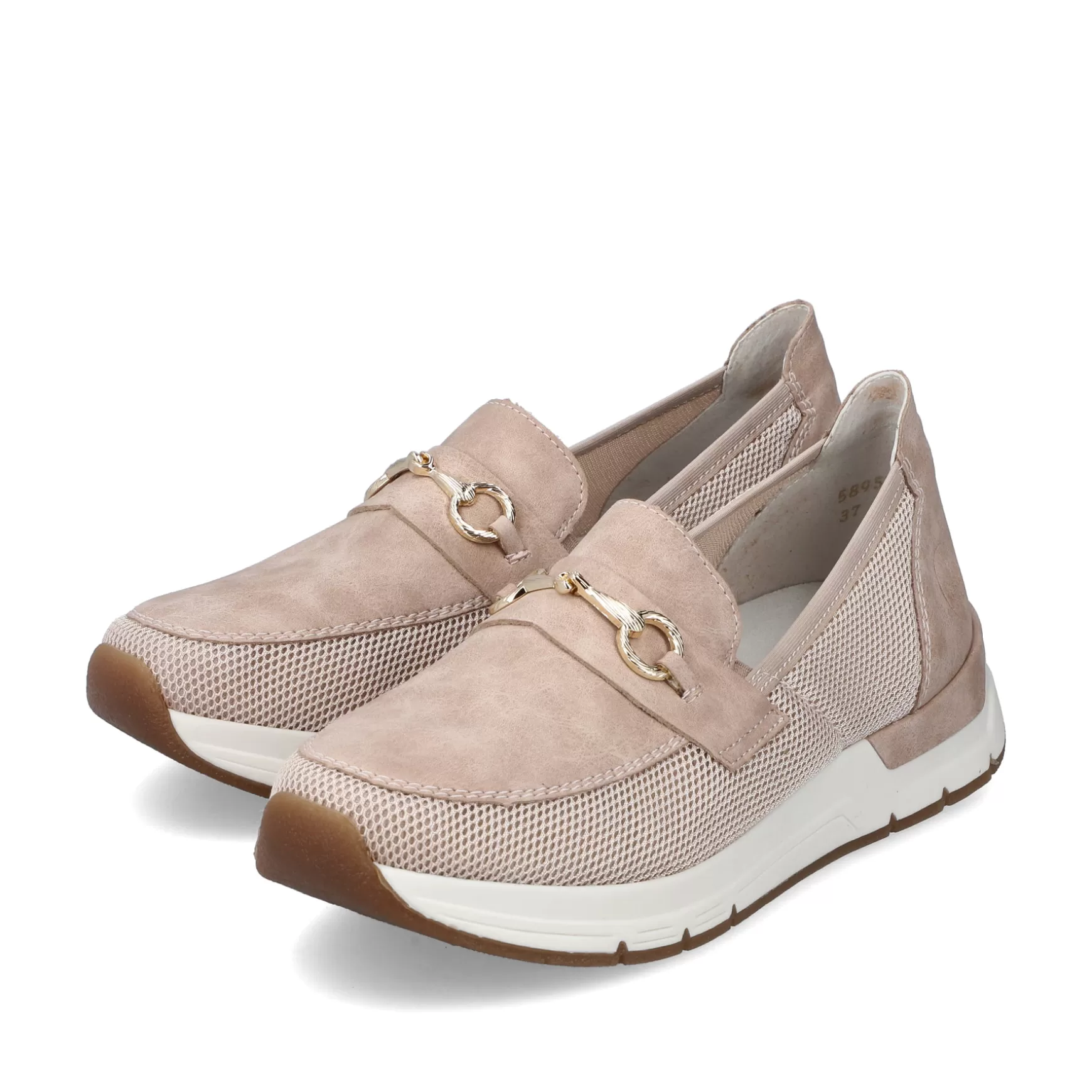 Damer Rieker Vegansk^ Dame Loafers Blod Pink