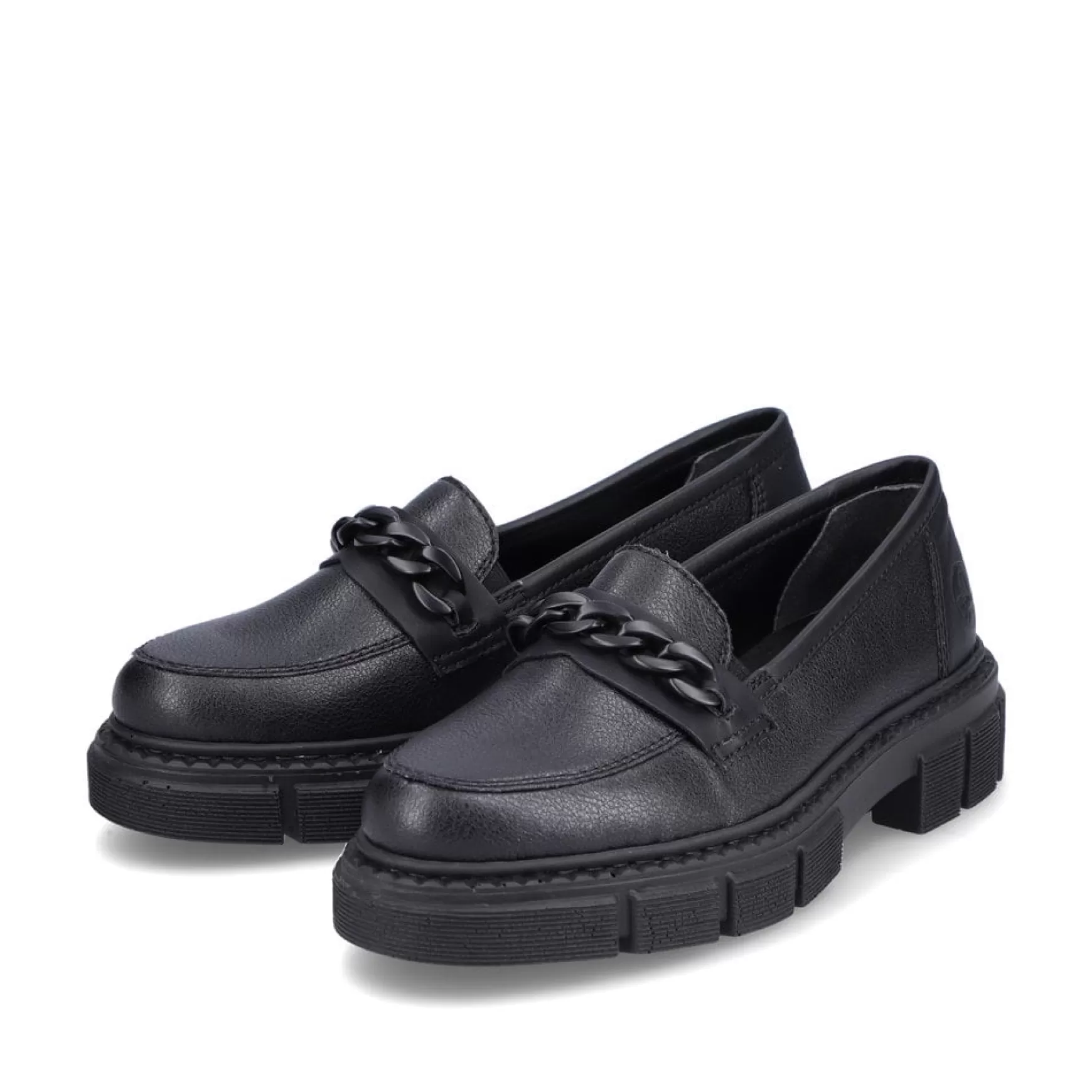 Damer Rieker Loafers Og Ballerinaer^ Dame Loafers Kulsort