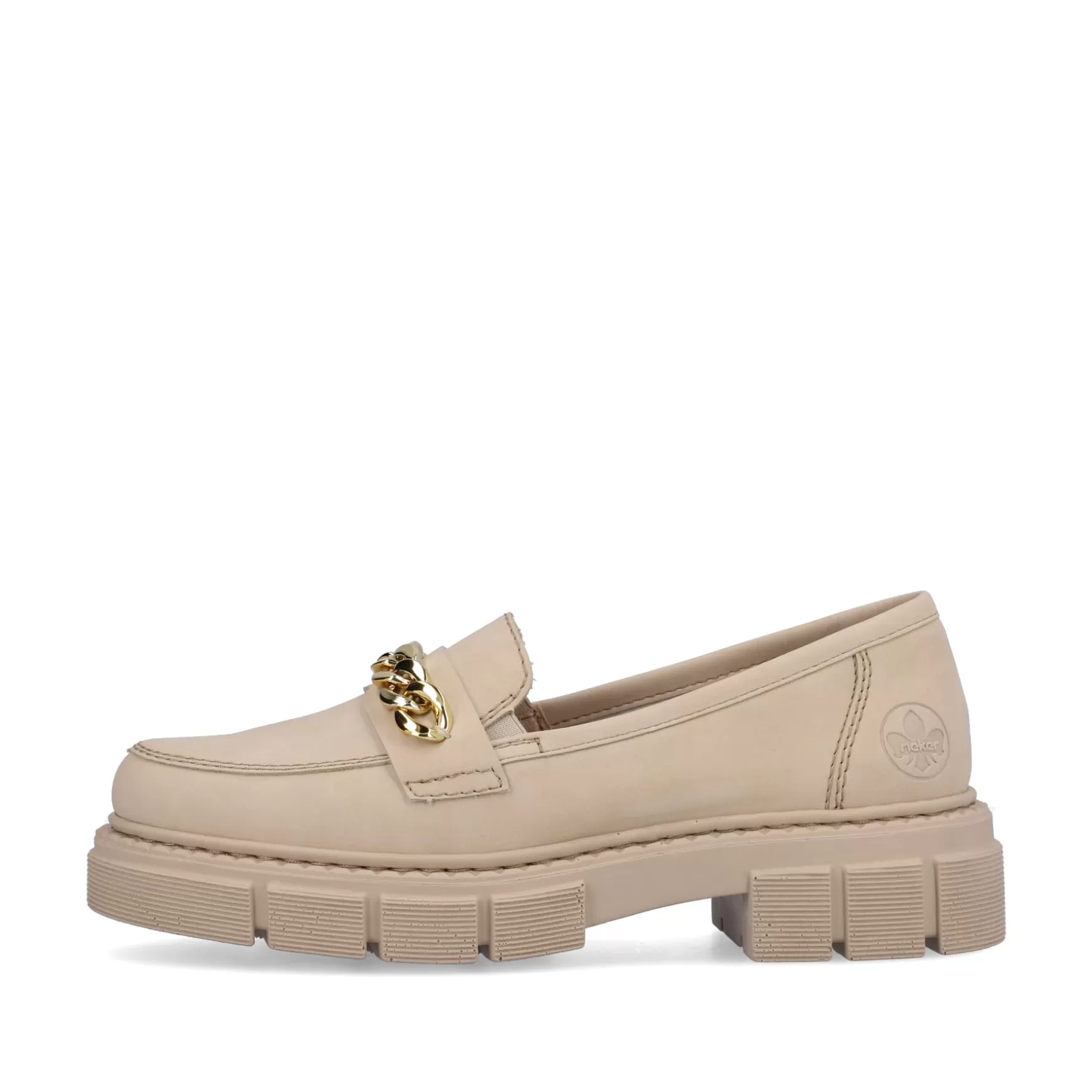 Mænd Rieker Business Sko^ Dame Loafers Lys Beige