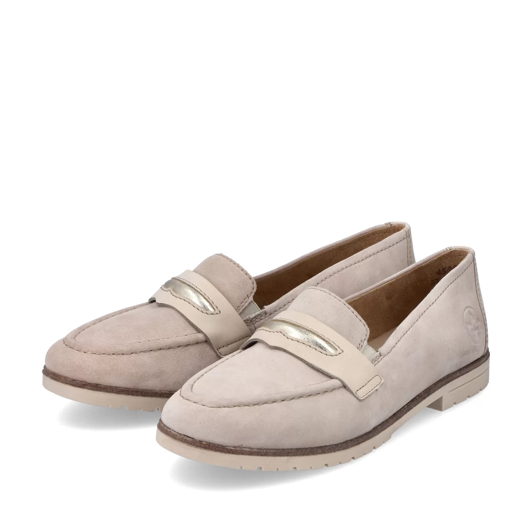 Mænd Rieker Business Sko^ Dame Loafers Lys Beige