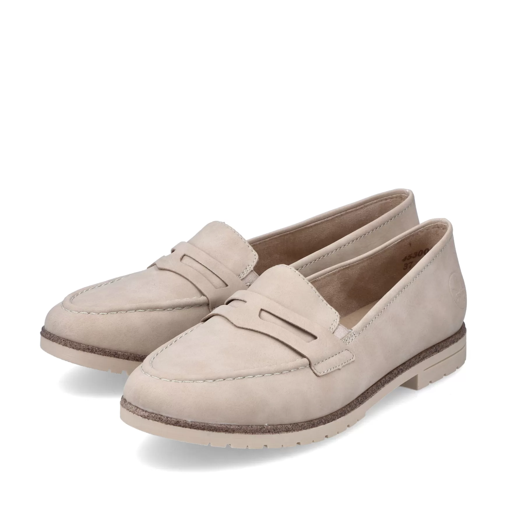 Mænd Rieker Business Sko^ Dame Loafers Lys Beige