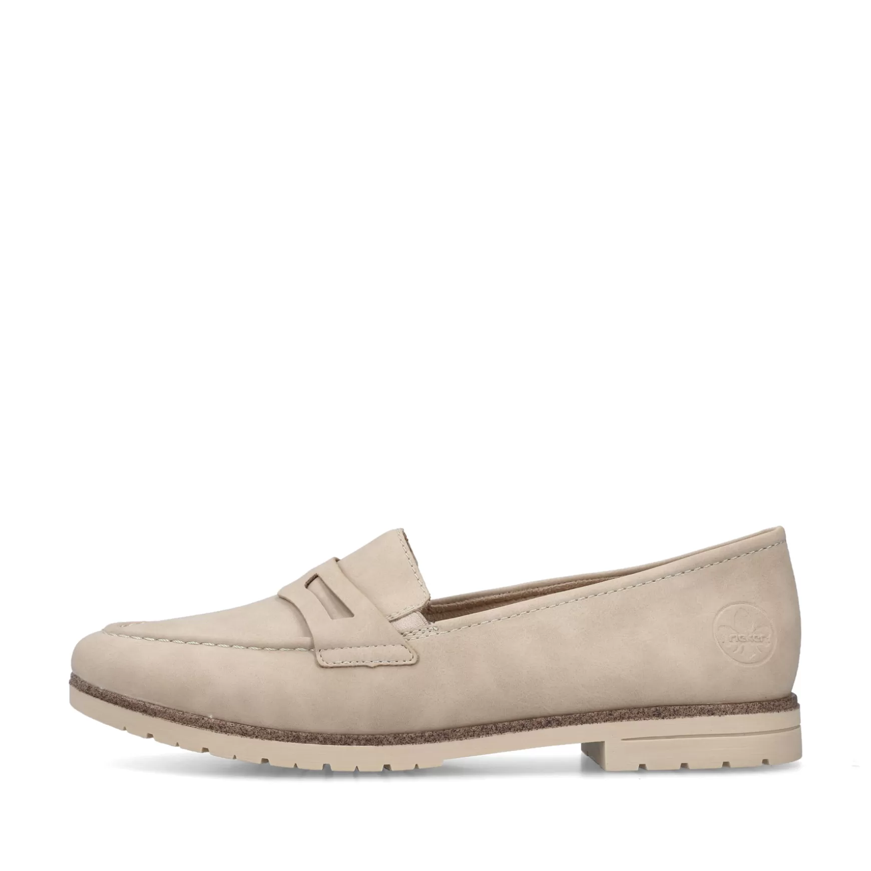 Mænd Rieker Business Sko^ Dame Loafers Lys Beige