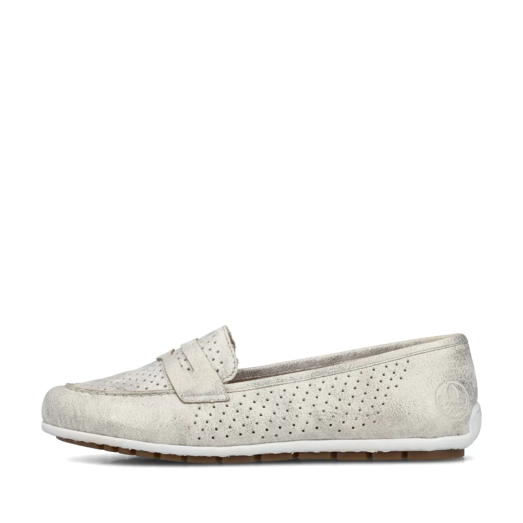 Mænd Rieker Business Sko^ Dame Loafers Lys Beige