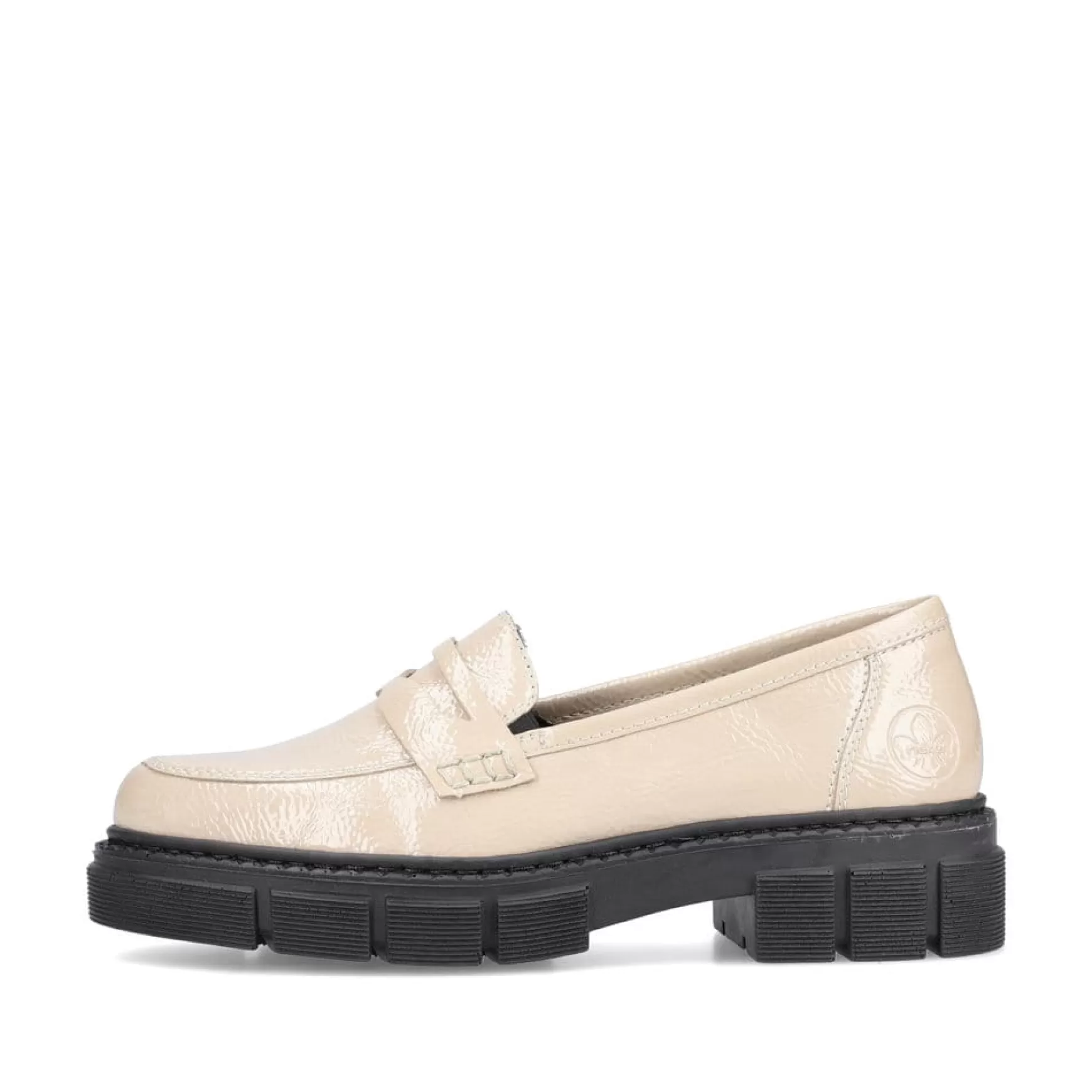 Damer Rieker Loafers Og Ballerinaer^ Dame Loafers Lys Beige