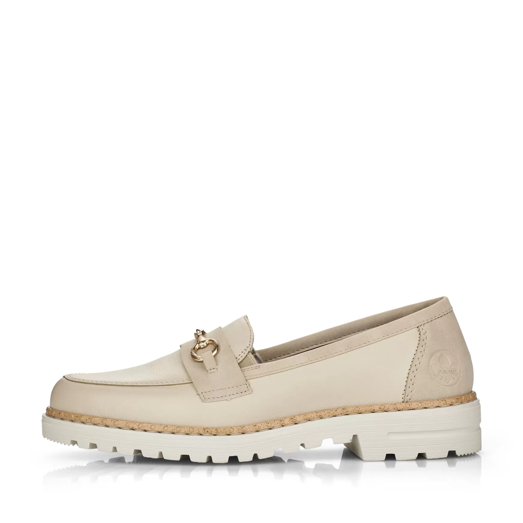 Mænd Rieker Business Sko^ Dame Loafers Lys Beige