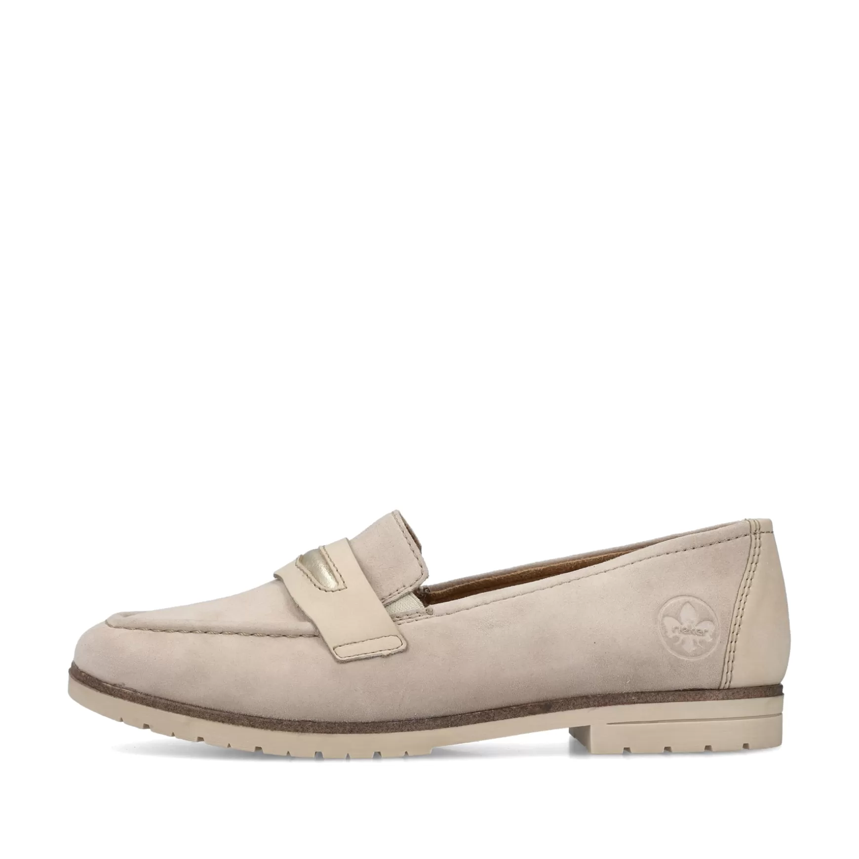 Mænd Rieker Business Sko^ Dame Loafers Lys Beige