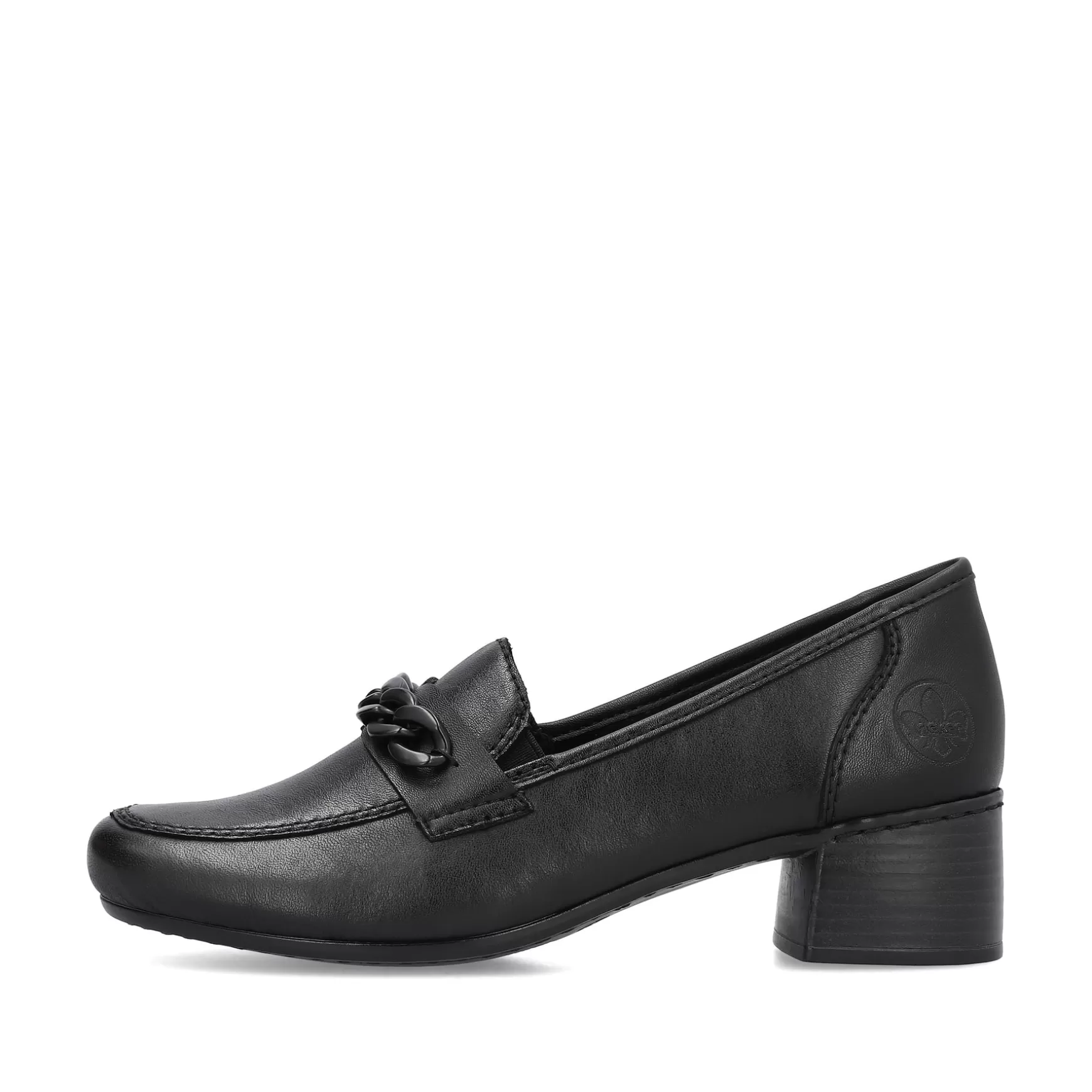 Mænd Rieker Business Sko^ Dame Loafers Midnight Black