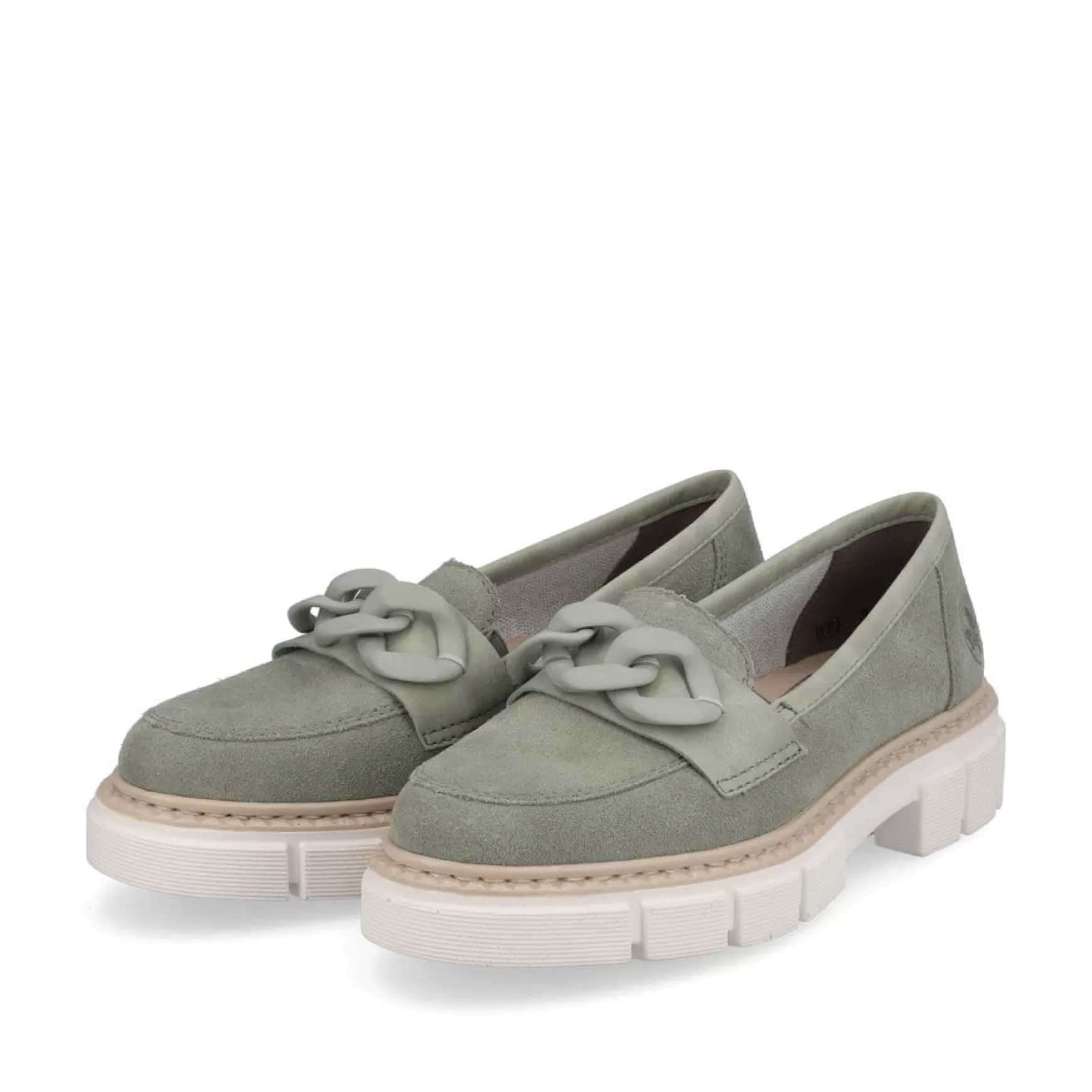 Damer Rieker Loafers Og Ballerinaer^ Dame Loafers Mintgron