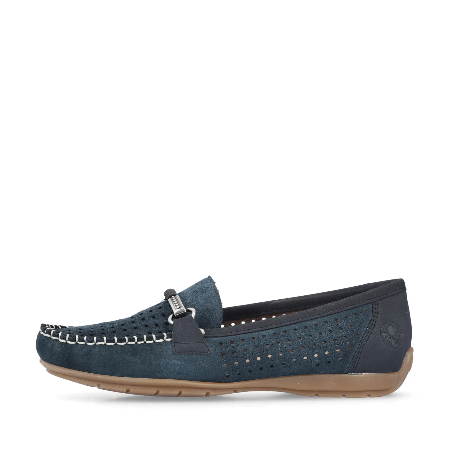 Damer Rieker Loafers Og Ballerinaer^ Dame Loafers Skiferbla