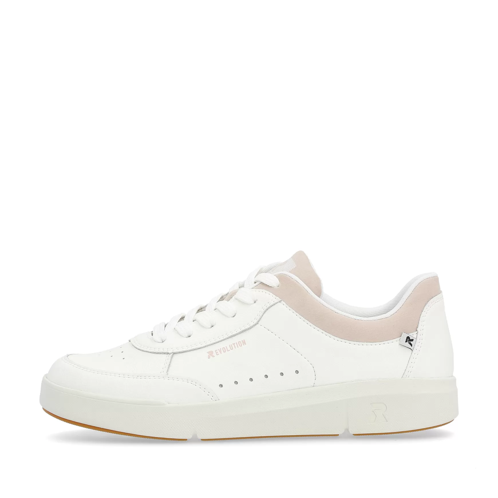 Damer Rieker Sneakers^ Dame Sneaker Lav Antik Hvid