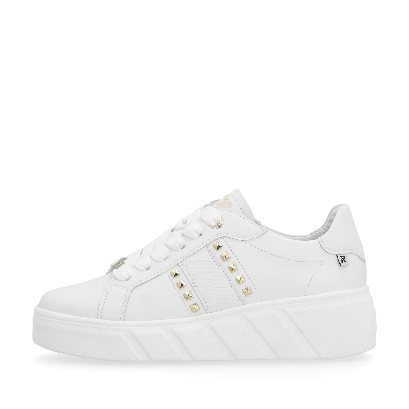 Damer Rieker Sneakers^ Dame Sneaker Lav Diamant Hvid