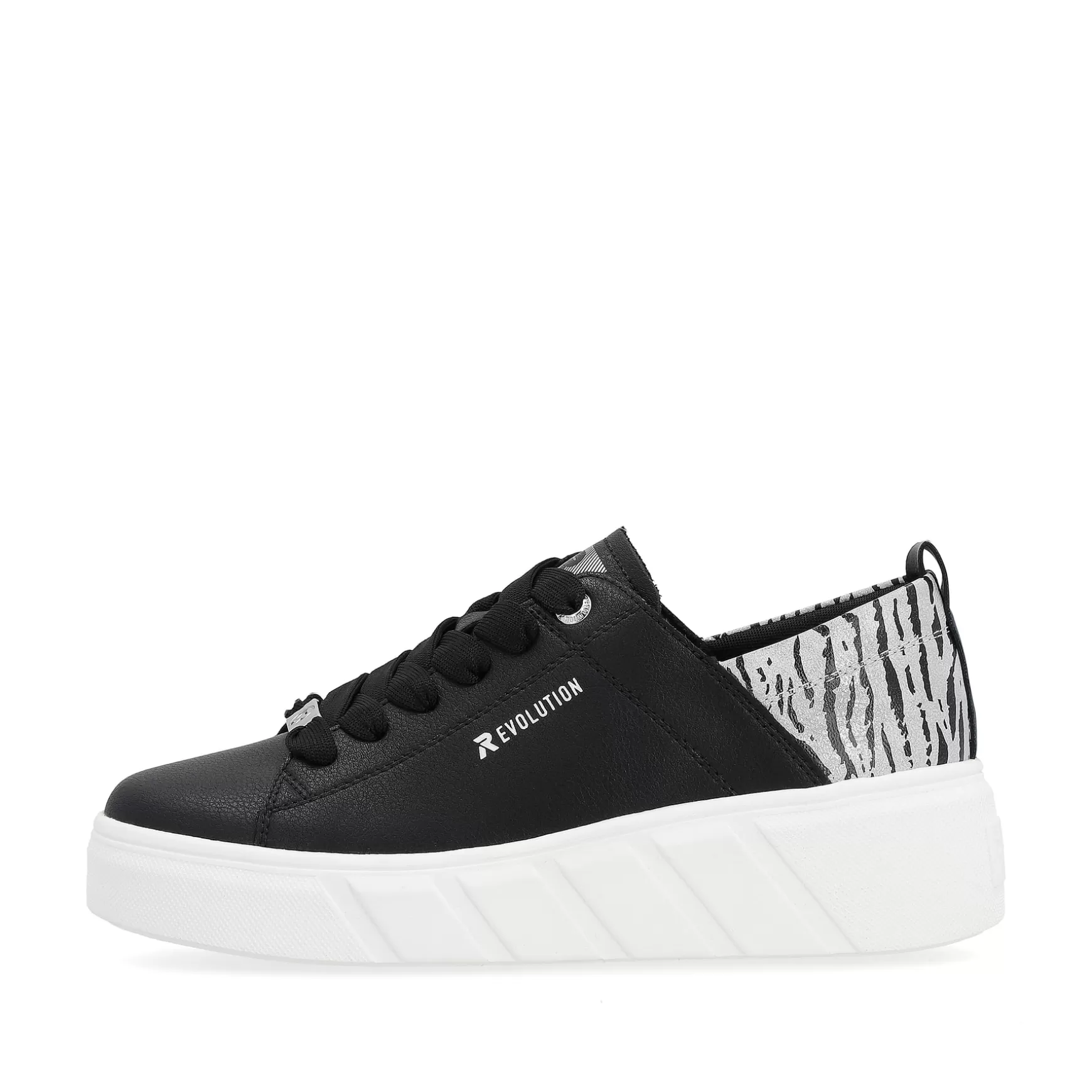 Damer Rieker Sneakers^ Dame Sneaker Lav Diamant Sort