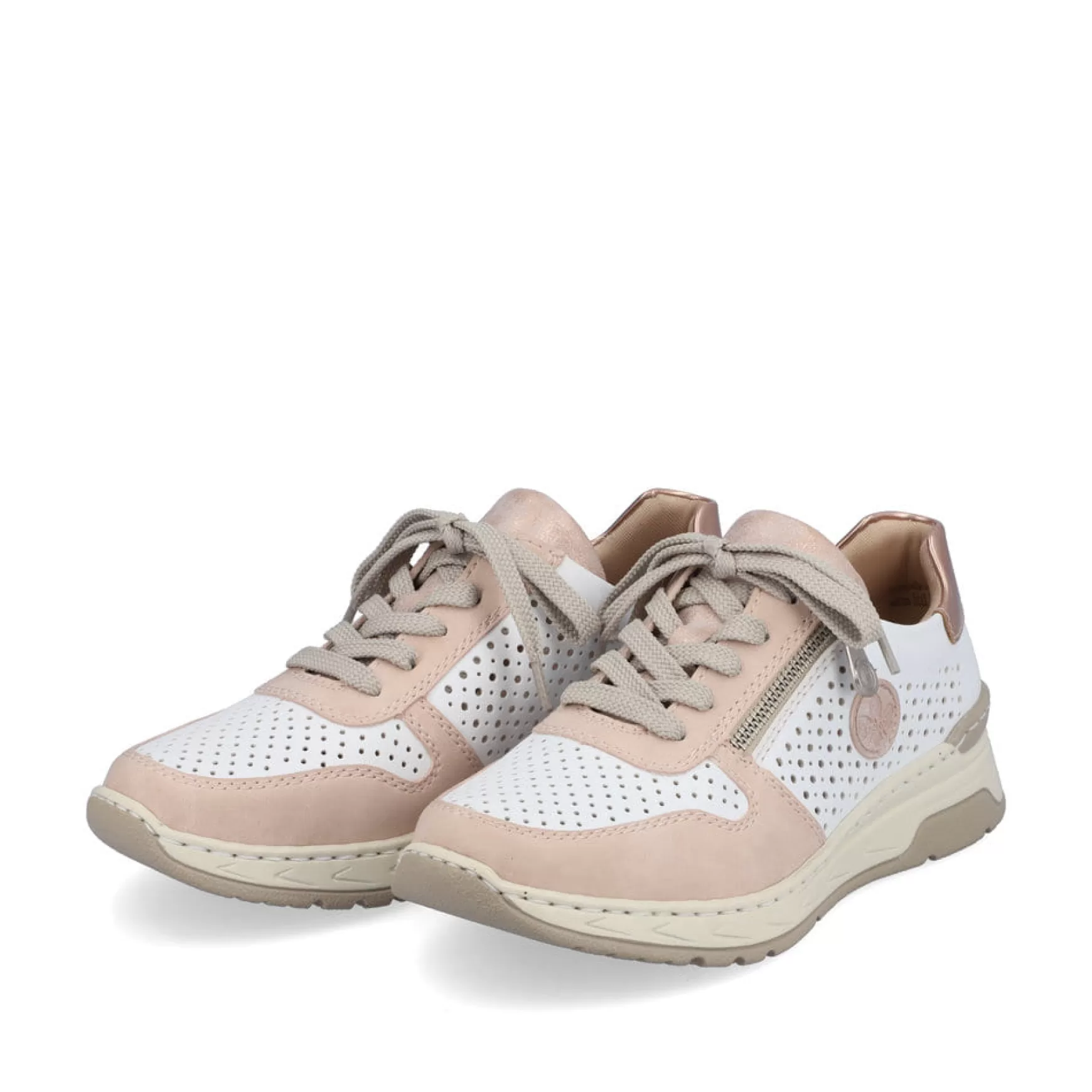 Damer Rieker Sneakers^ Dame Sneaker Lav Edelweis