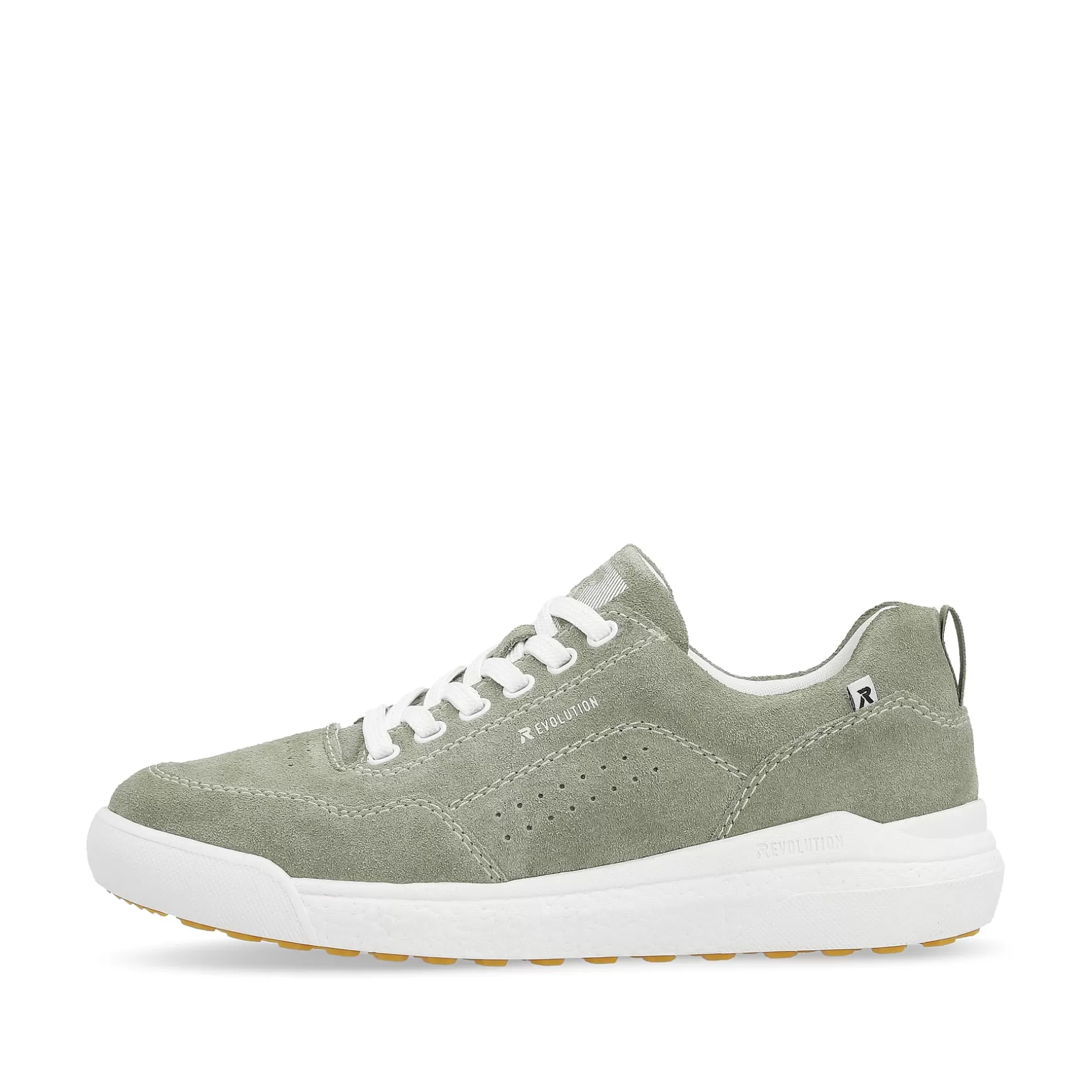 Damer Rieker Farverige Stilarter^ Dame Sneaker Lav Khaki