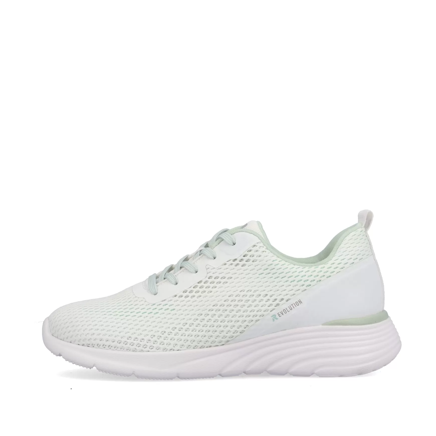 Damer Rieker Sneakers^ Dame Sneaker Lav Krystal Hvid