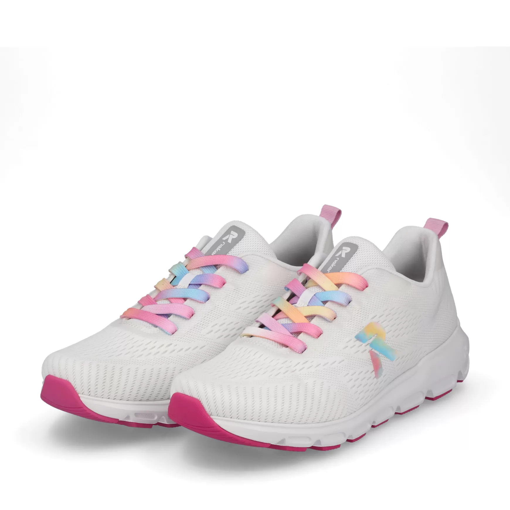 Damer Rieker Sneakers^ Dame Sneaker Lav Krystal Hvid