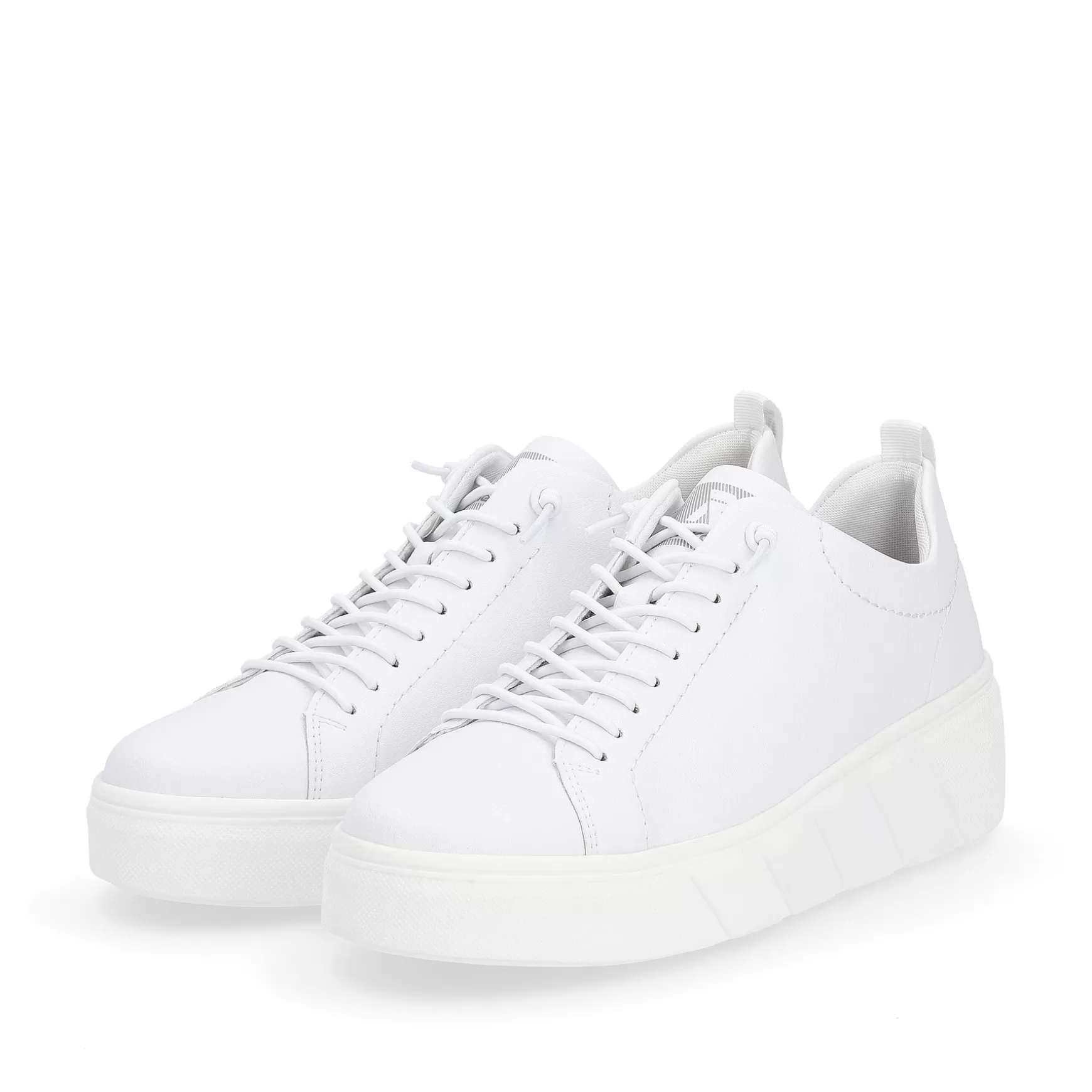 Damer Rieker Sneakers^ Dame Sneaker Lav Krystal Hvid