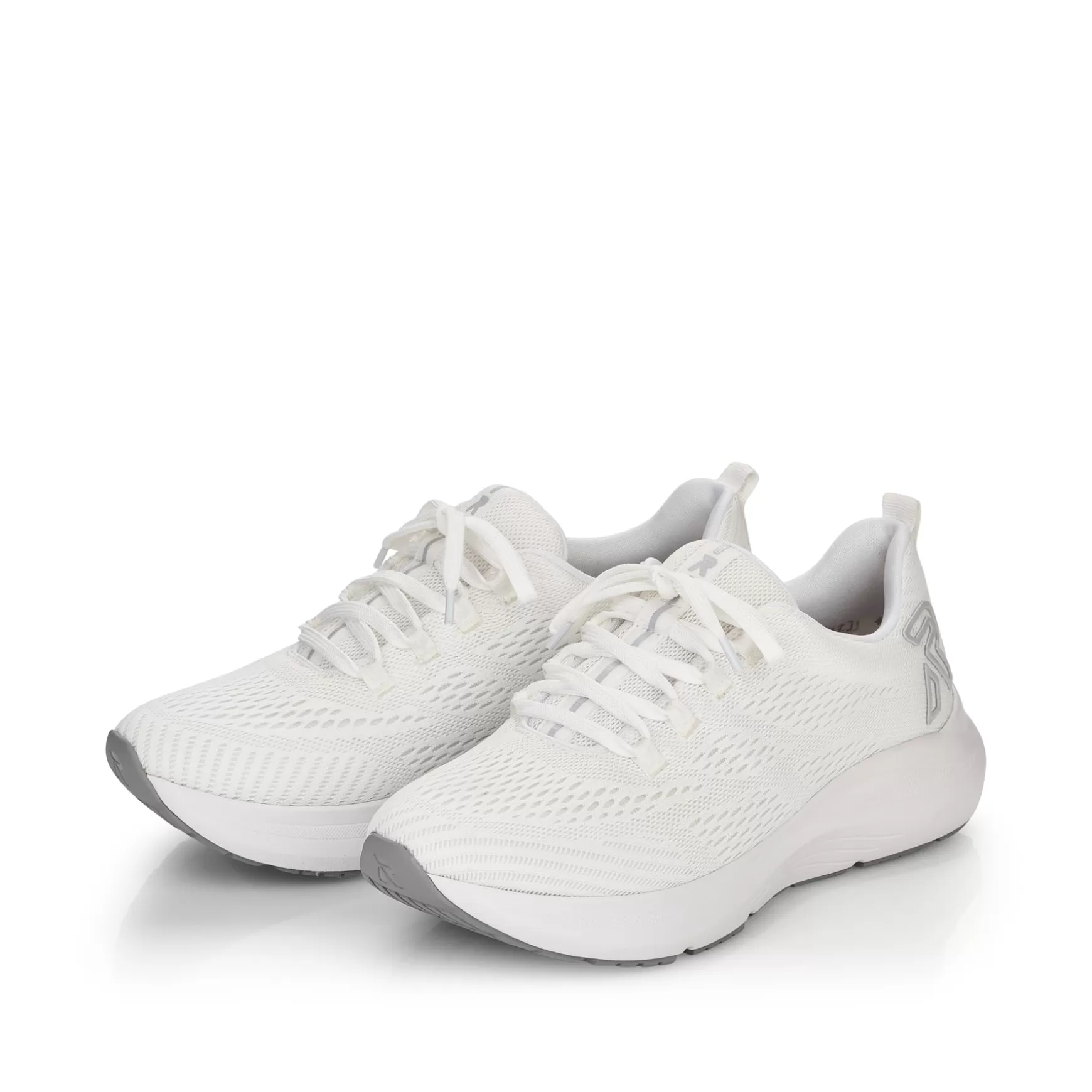 Damer Rieker Sneakers^ Dame Sneaker Lav Snehvid