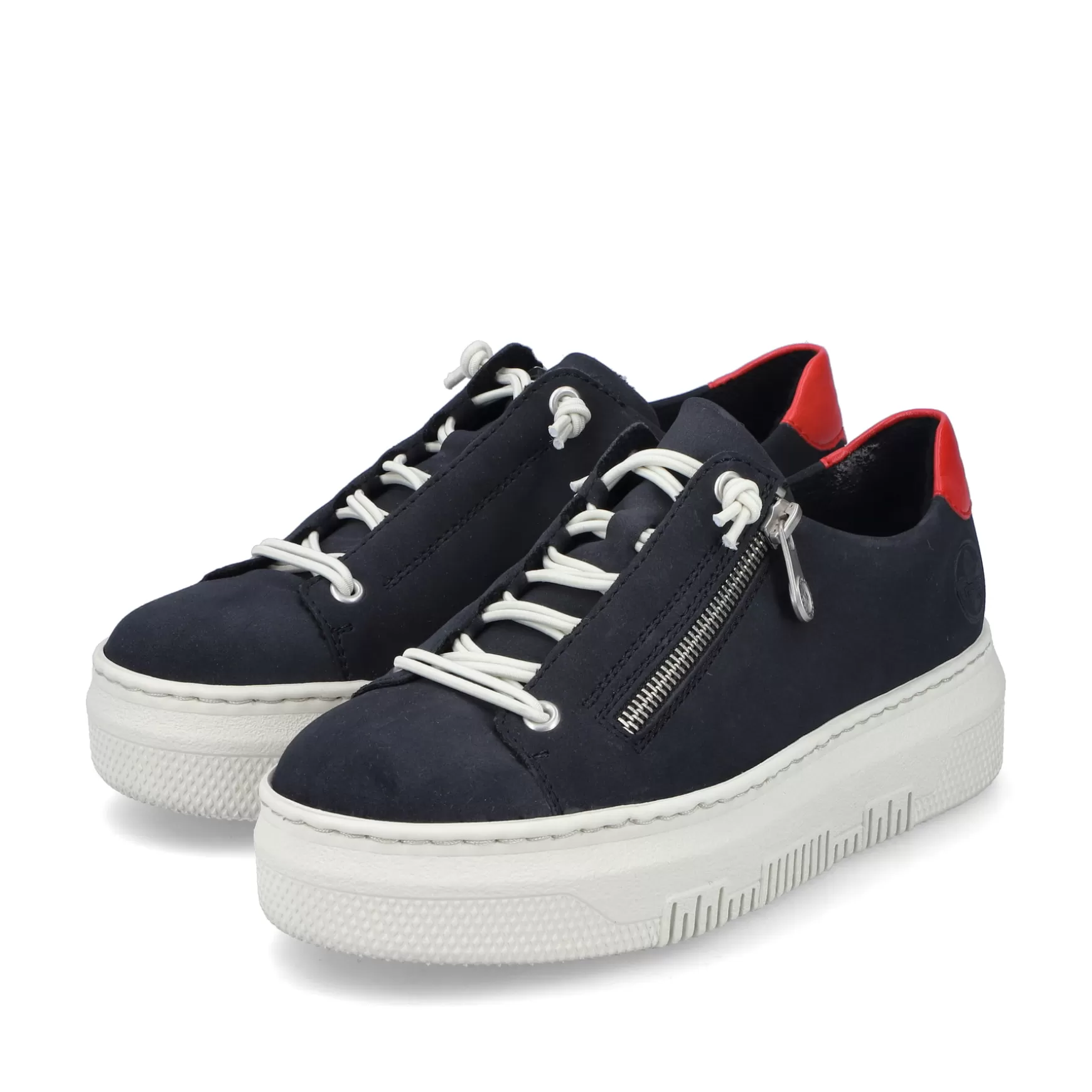 Damer Rieker Sneakers^ Dame Sneaker Lav Stal Bla