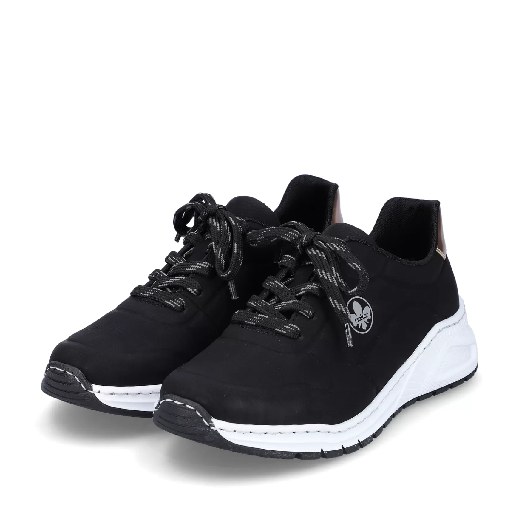 Damer Rieker Sneakers^ Dame Sneaker Low Night Sort