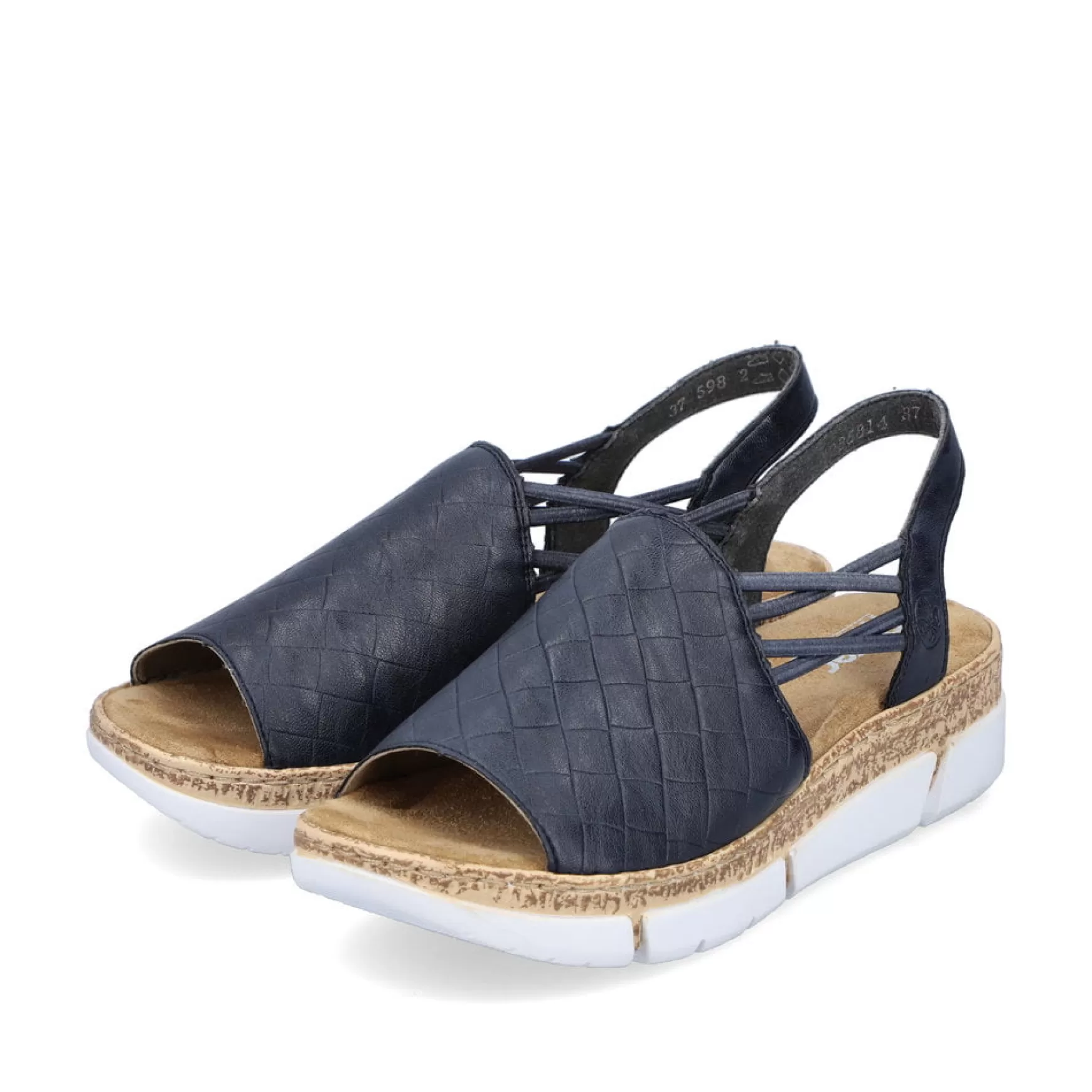 Damer Rieker Sandaler Og Sandaler^ Damesandaler Med Stropper Marinebla