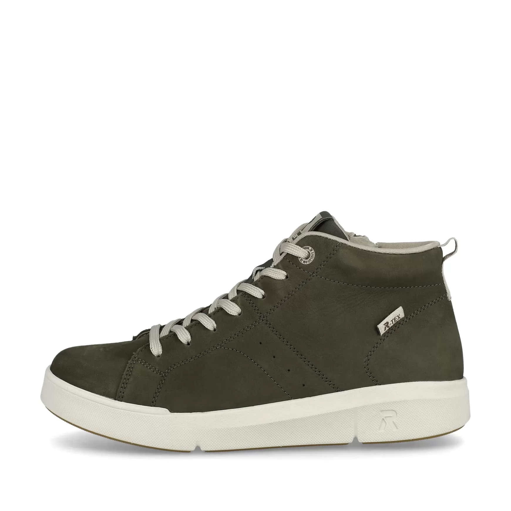 Damer Rieker Sneakers^ Damesneaker Hoj Armygron