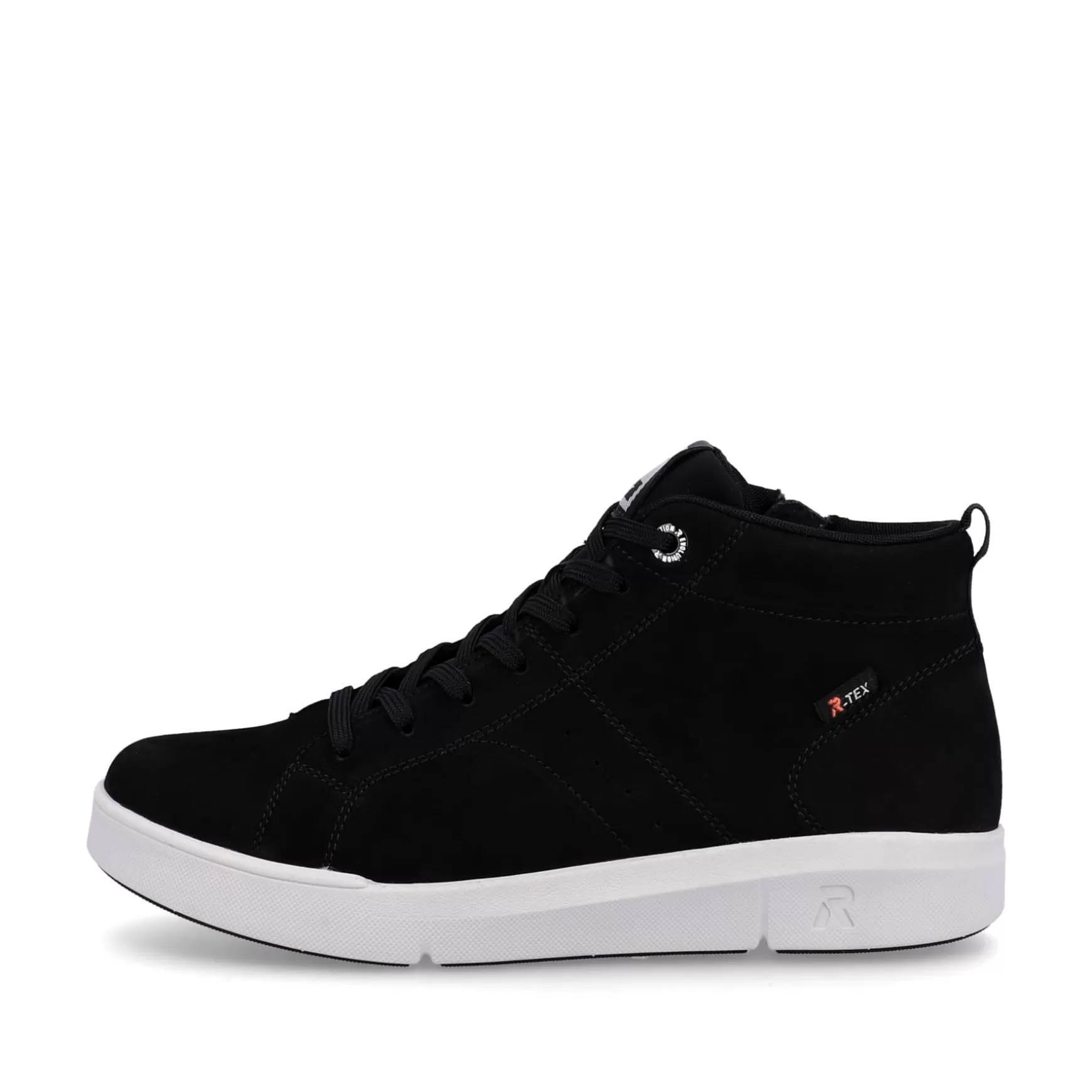 Damer Rieker Sneakers^ Damesneaker Hoj Dyb Sort