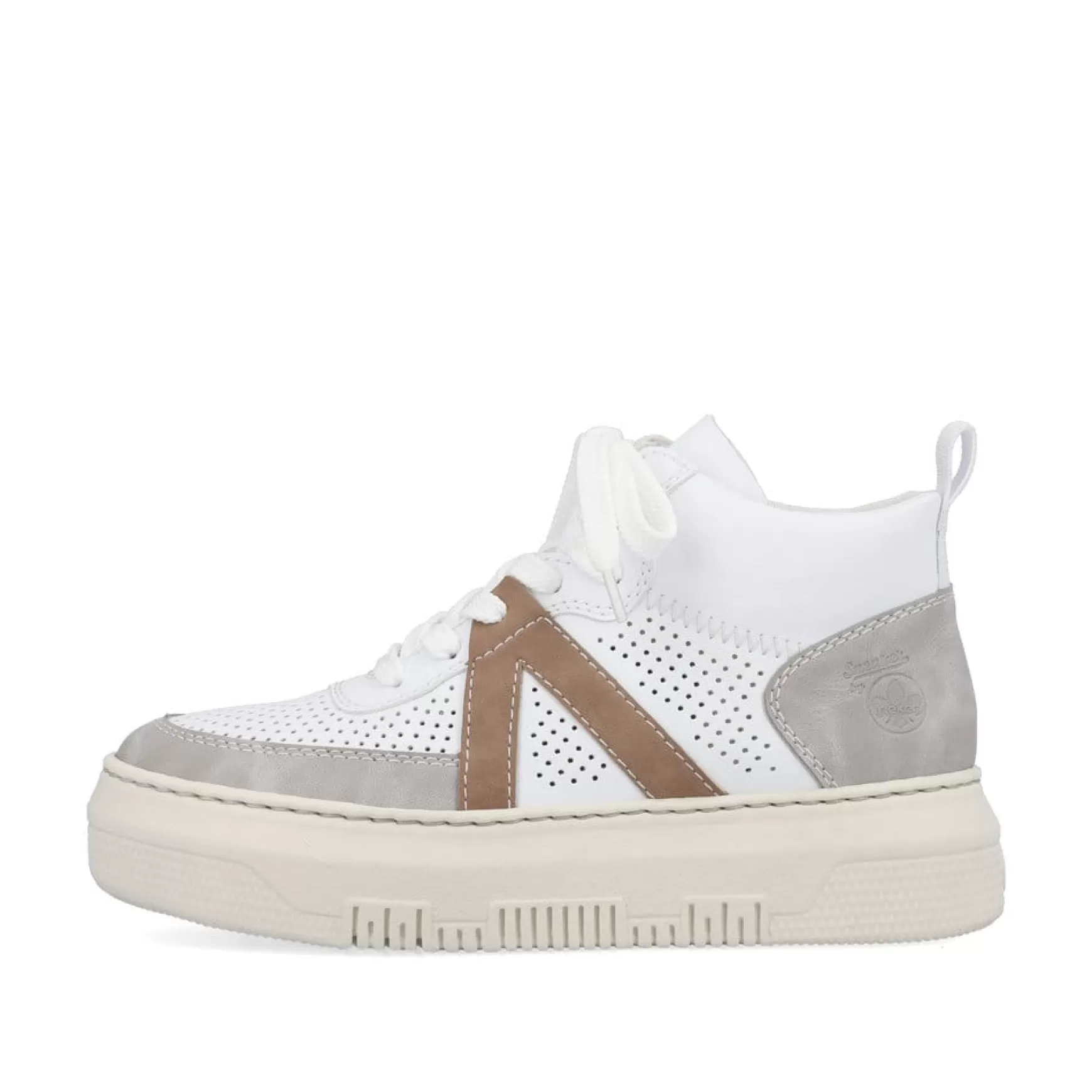 Damer Rieker Sneakers^ Damesneaker Hoj Edelweis