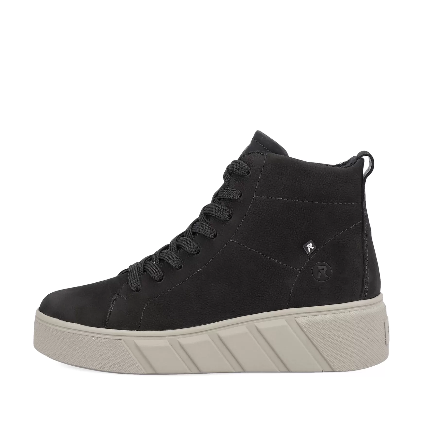 Damer Rieker Sneakers^ Damesneaker Hoj Urban Sort