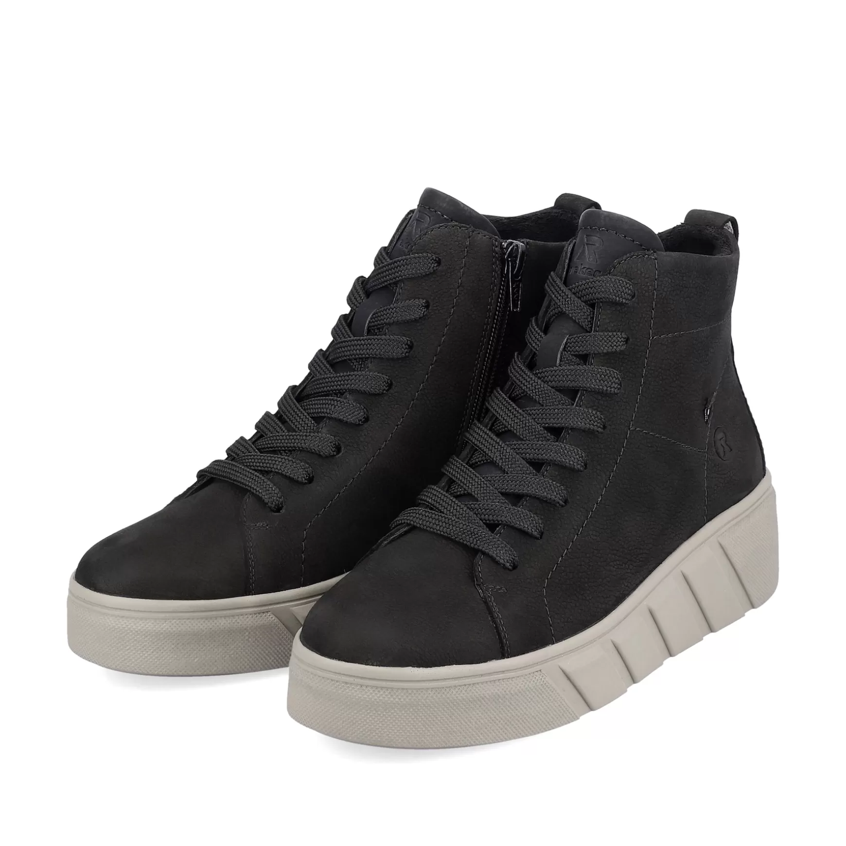 Damer Rieker Sneakers^ Damesneaker Hoj Urban Sort