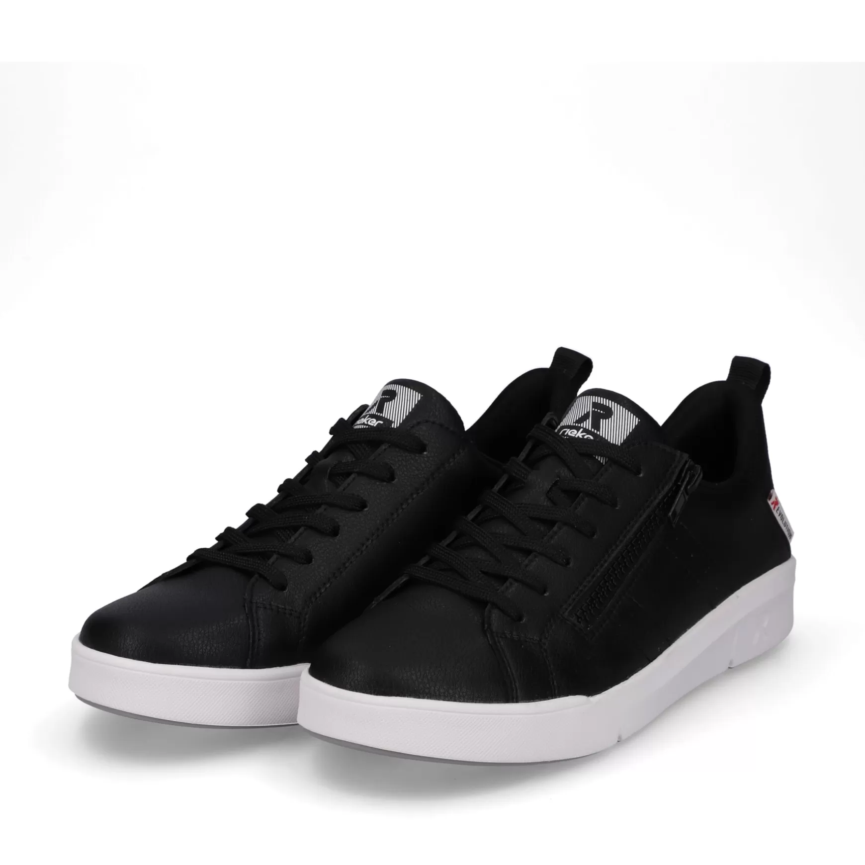 Damer Rieker Sneakers^ Damesneaker Lav Dyb Sort