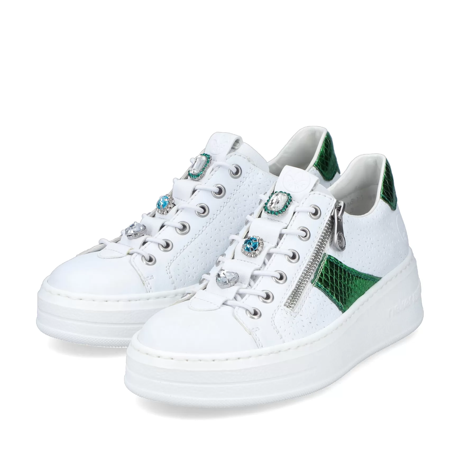 Damer Rieker Sneakers^ Damesneaker Lav Ishvid