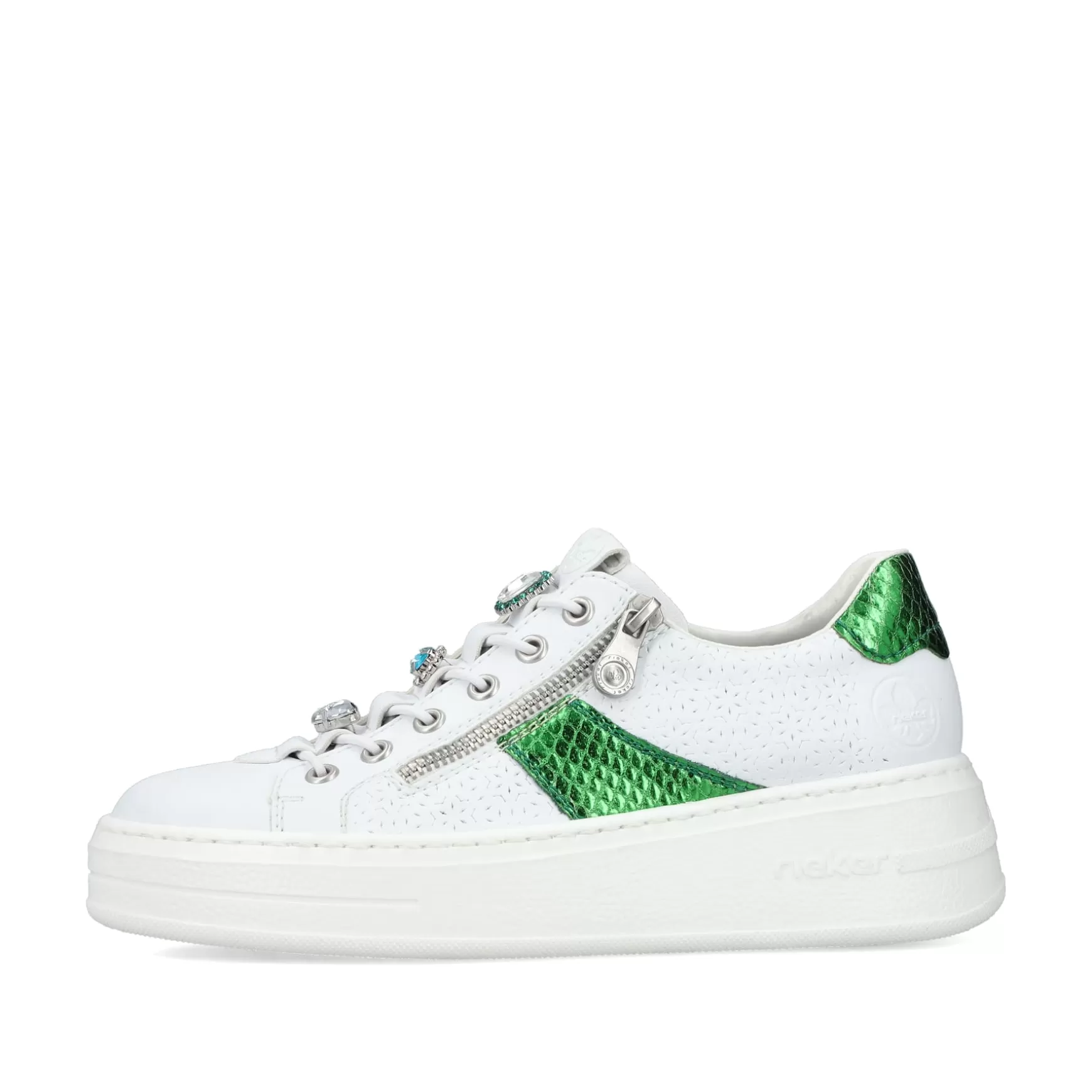 Damer Rieker Sneakers^ Damesneaker Lav Ishvid