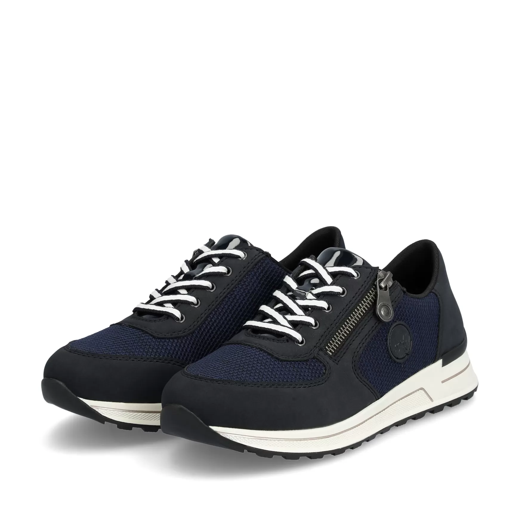 Damer Rieker Sneakers^ Damesneaker Lav Marinebla