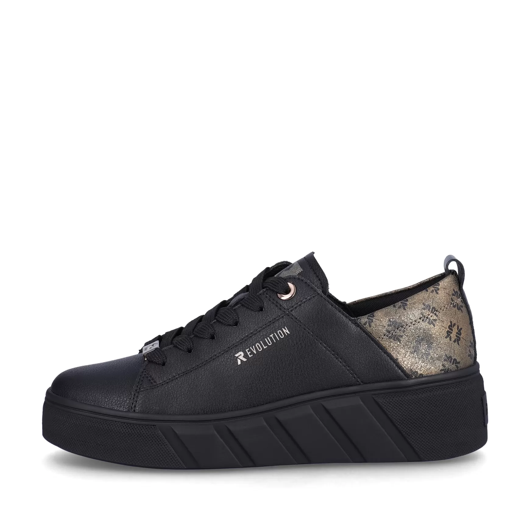 Damer Rieker Sneakers^ Damesneaker Lav Urban Sort