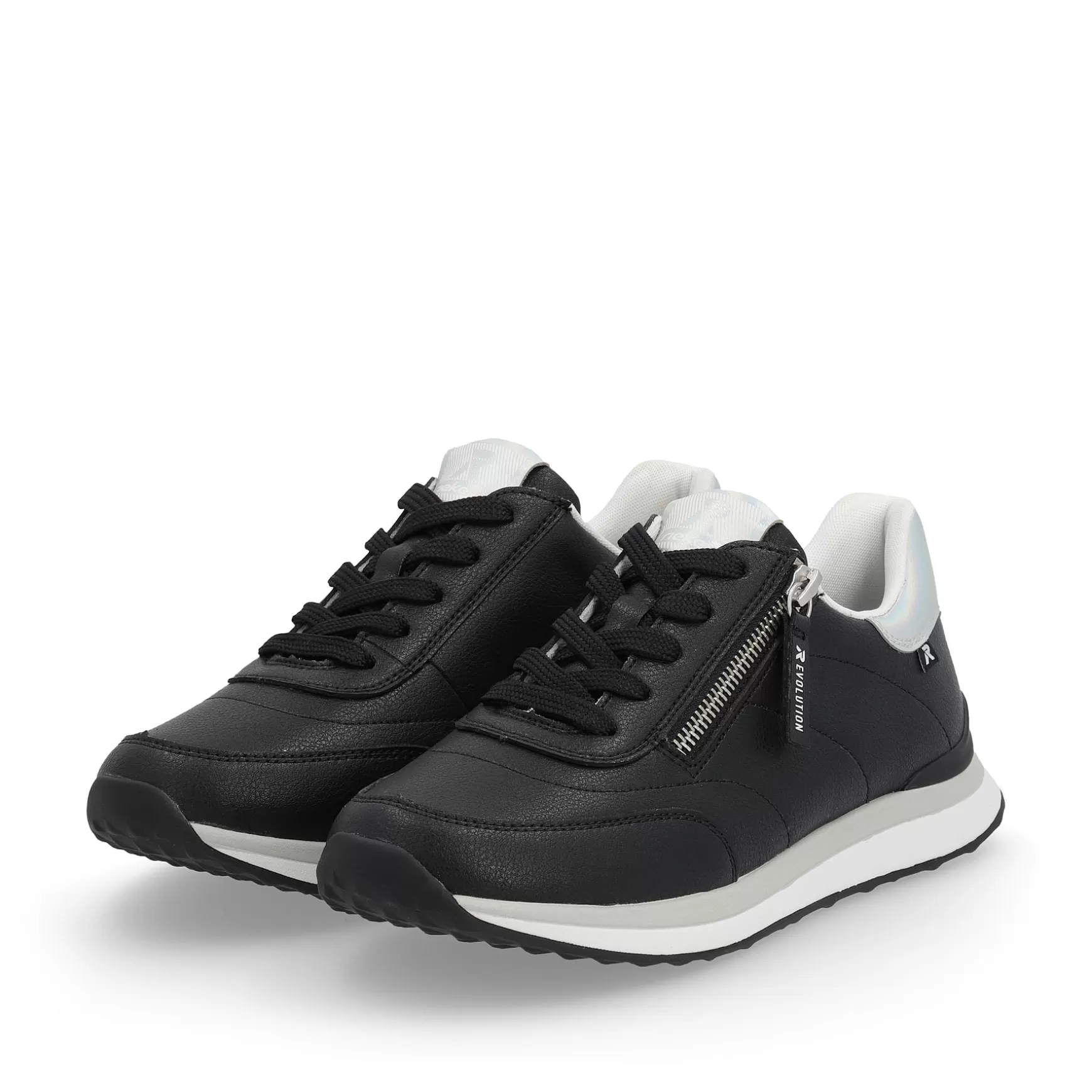 Damer Rieker Sneakers^ Damesneaker Lav Urban Sort