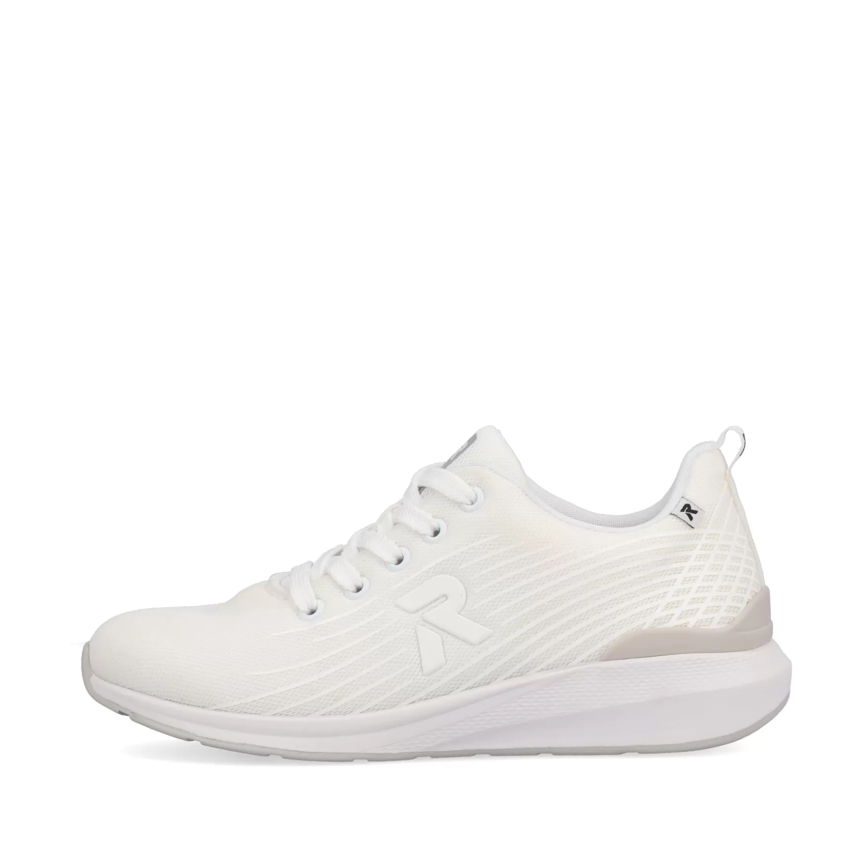 Damer Rieker Sneakers^ Damesneaker Low Frost White