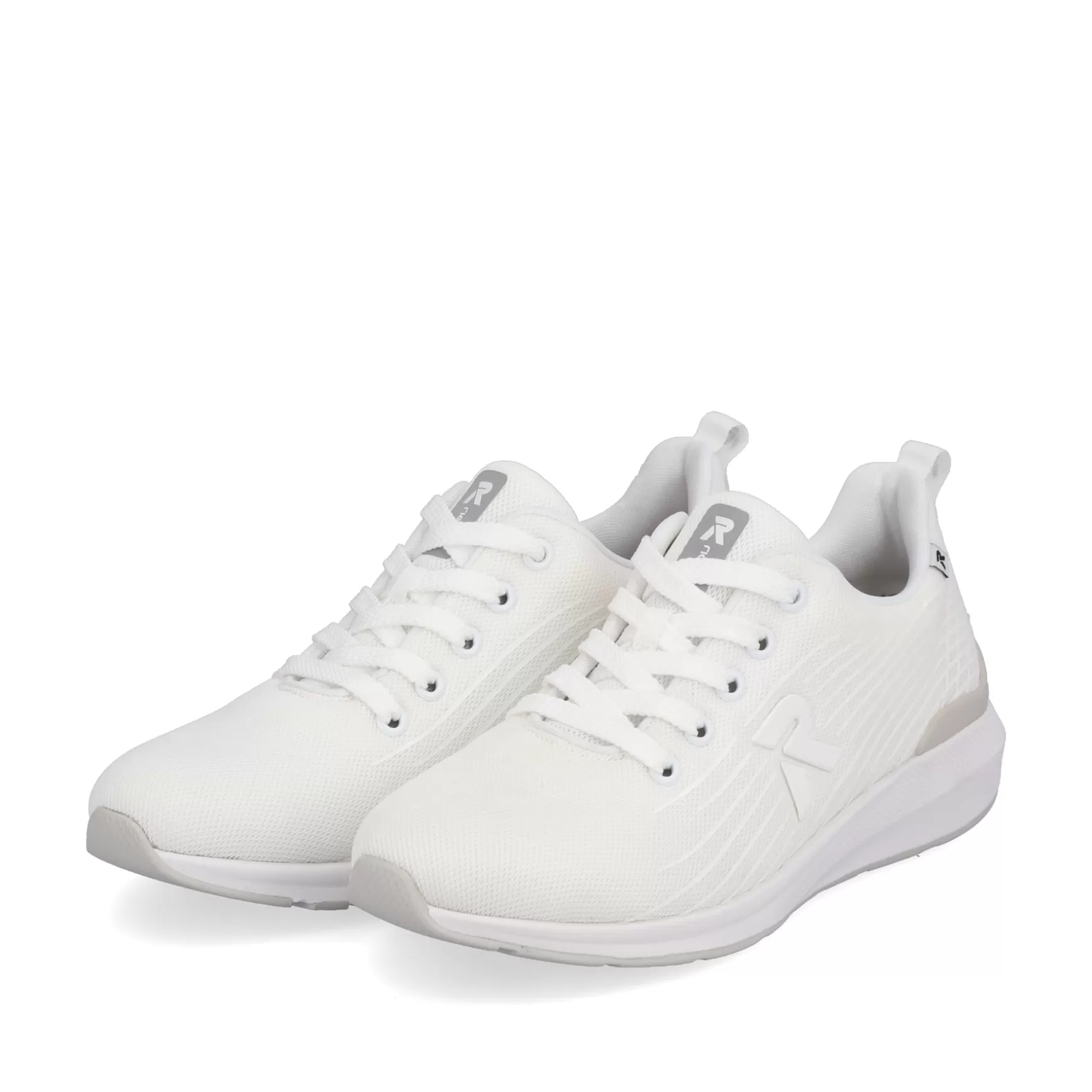 Damer Rieker Sneakers^ Damesneaker Low Frost White