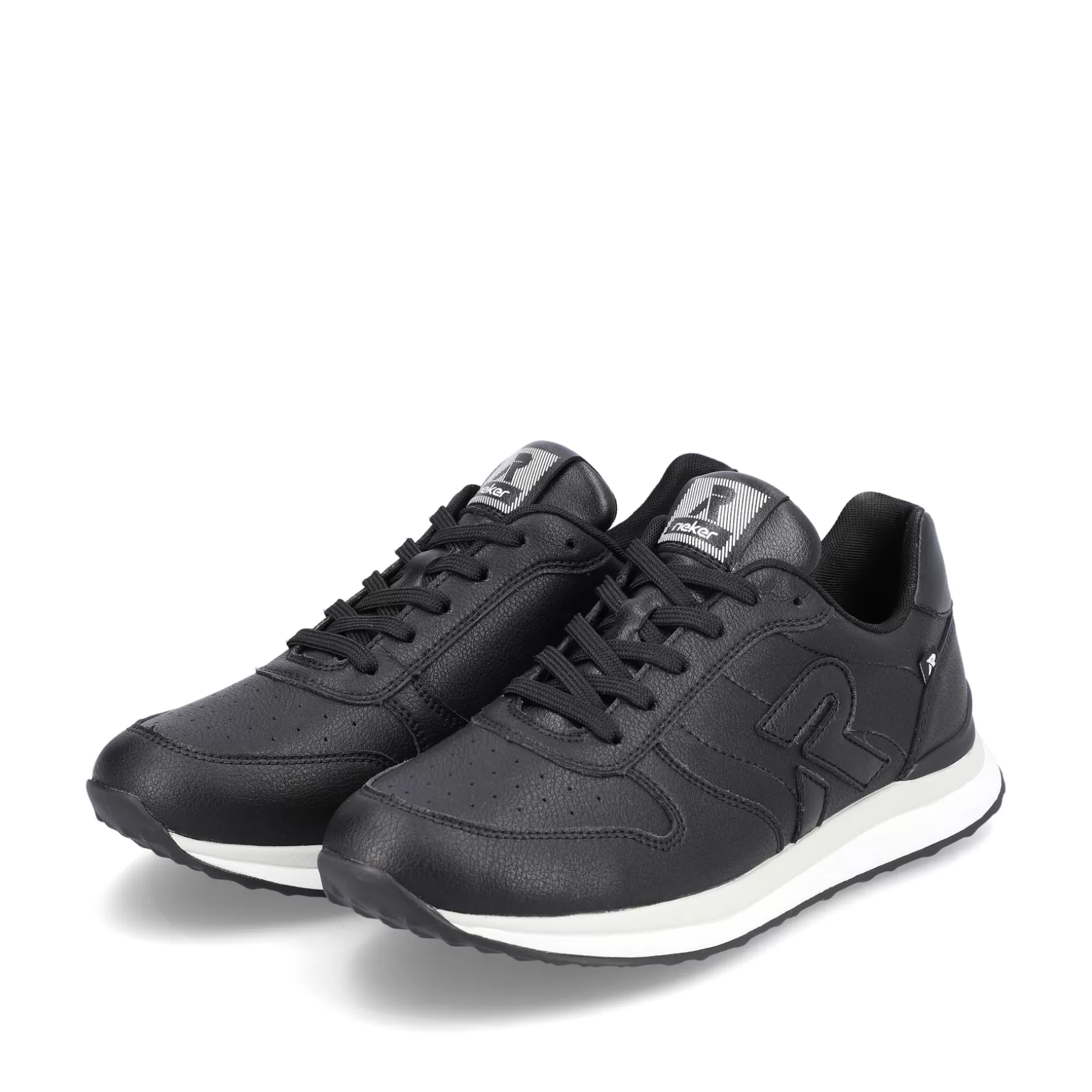 Damer Rieker Sneakers^ Damesneaker Low Night Black