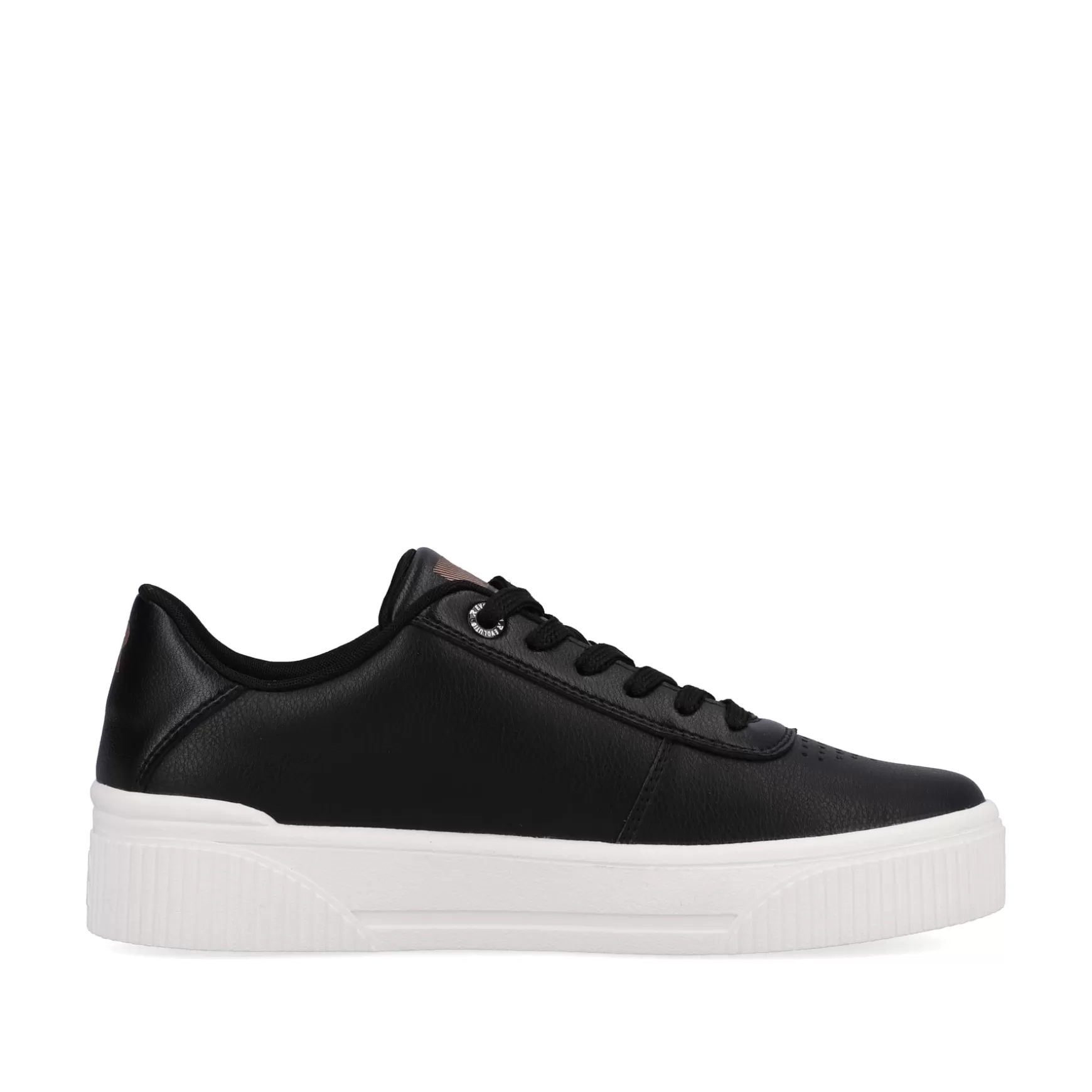 Damer Rieker Sneakers^ Damesneaker Low Night Black