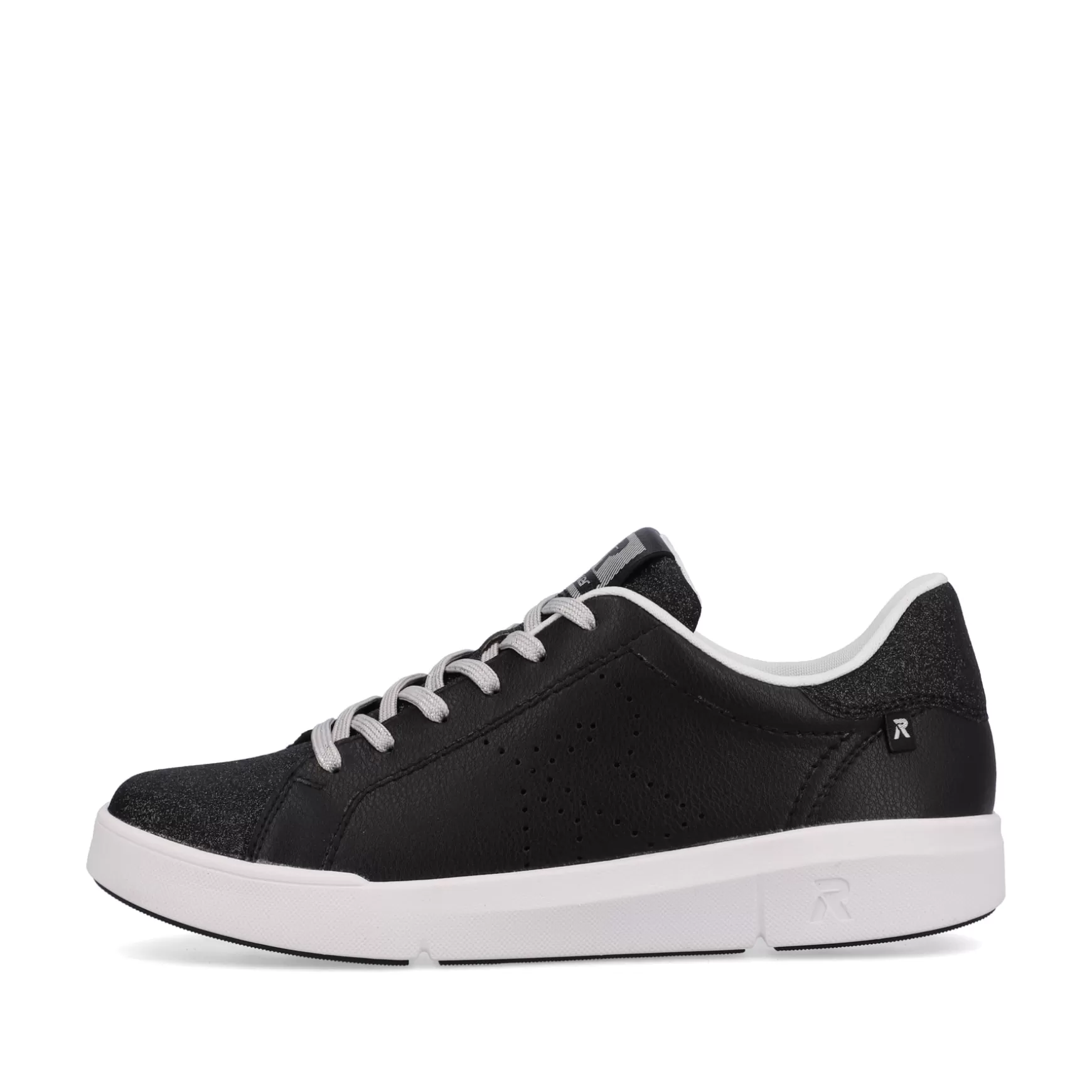 Damer Rieker Sneakers^ Damesneaker Low Noir