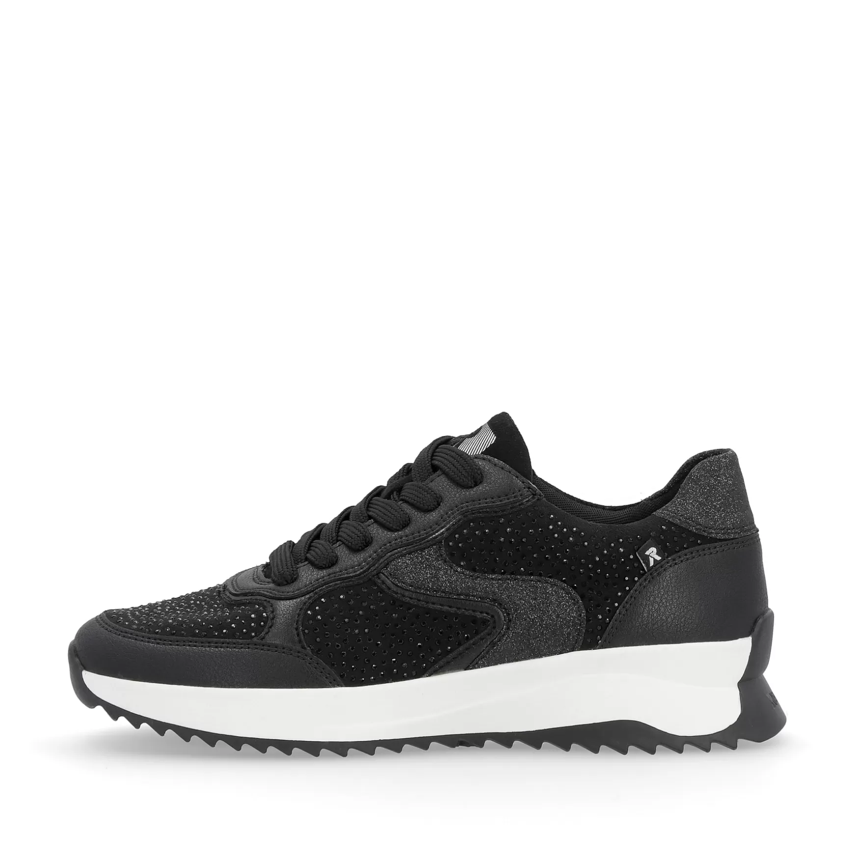 Damer Rieker Sneakers^ Damesneakers Low Carbon