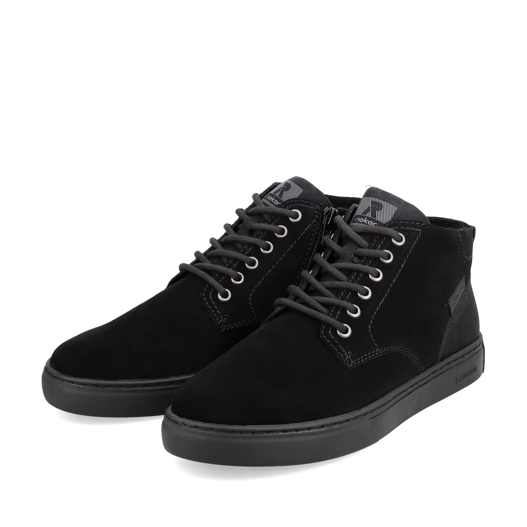 Mænd Rieker Sneakers^ Herre Sneaker High Steel Sort