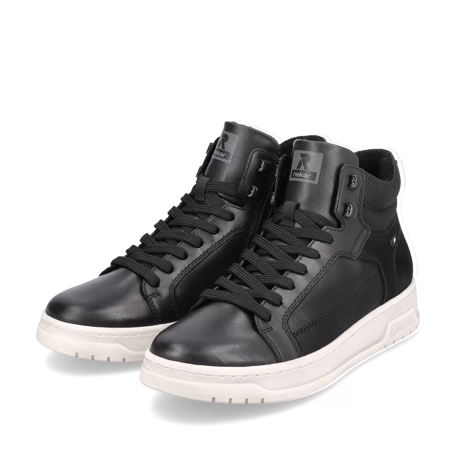 Mænd Rieker Sneakers^ Herre Sneaker High Steel Sort