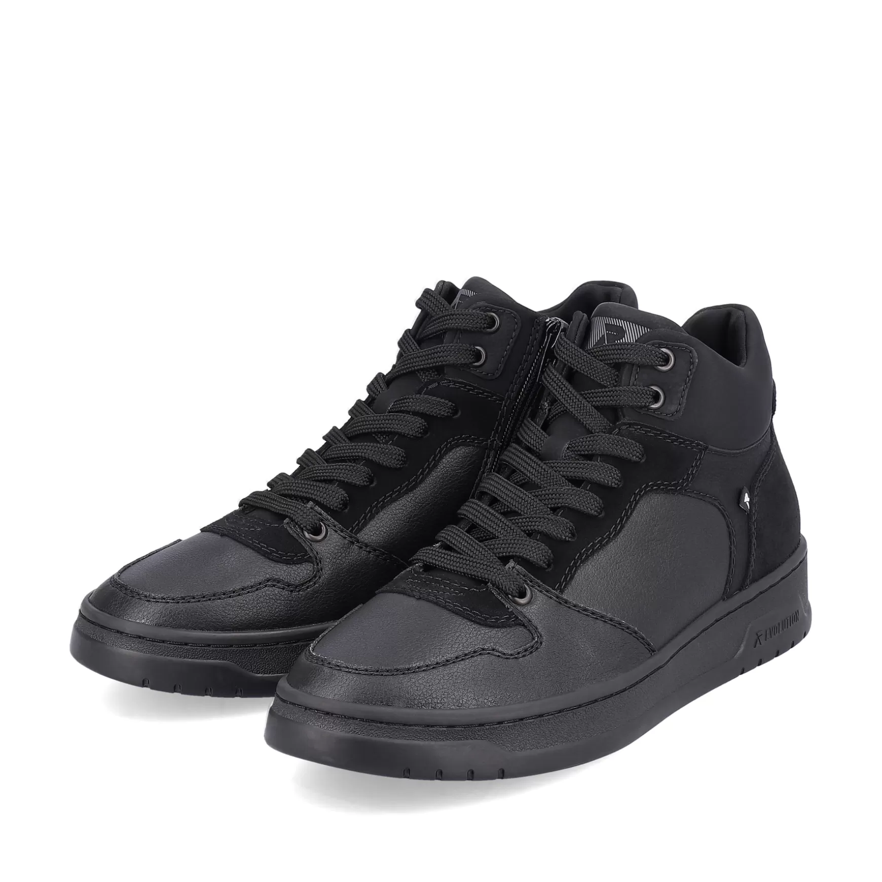 Mænd Rieker Sneakers^ Herre Sneaker High Steel Sort