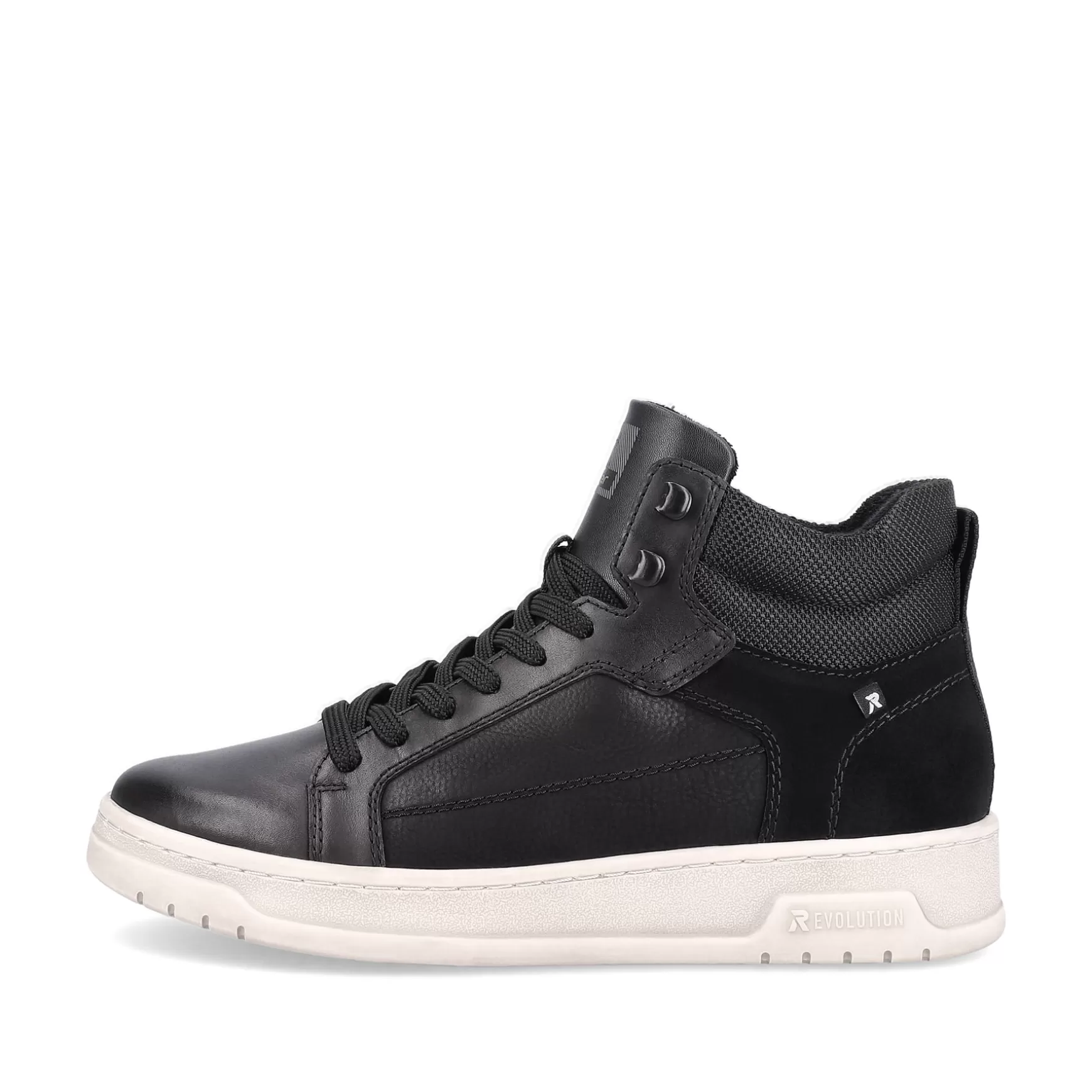 Mænd Rieker Sneakers^ Herre Sneaker High Steel Sort