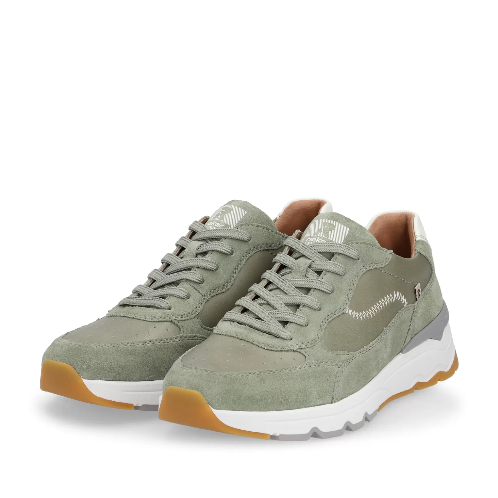 Mænd Rieker Sporty Stilarter^ Herre Sneaker Lav Khaki