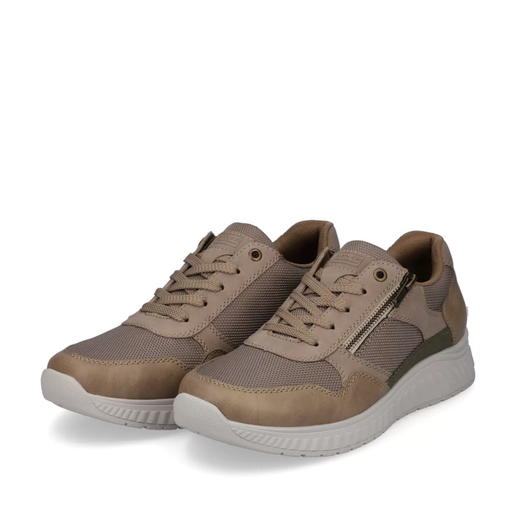 Mænd Rieker Sneakers^ Herresneaker Lav Beige-Ren Hvid