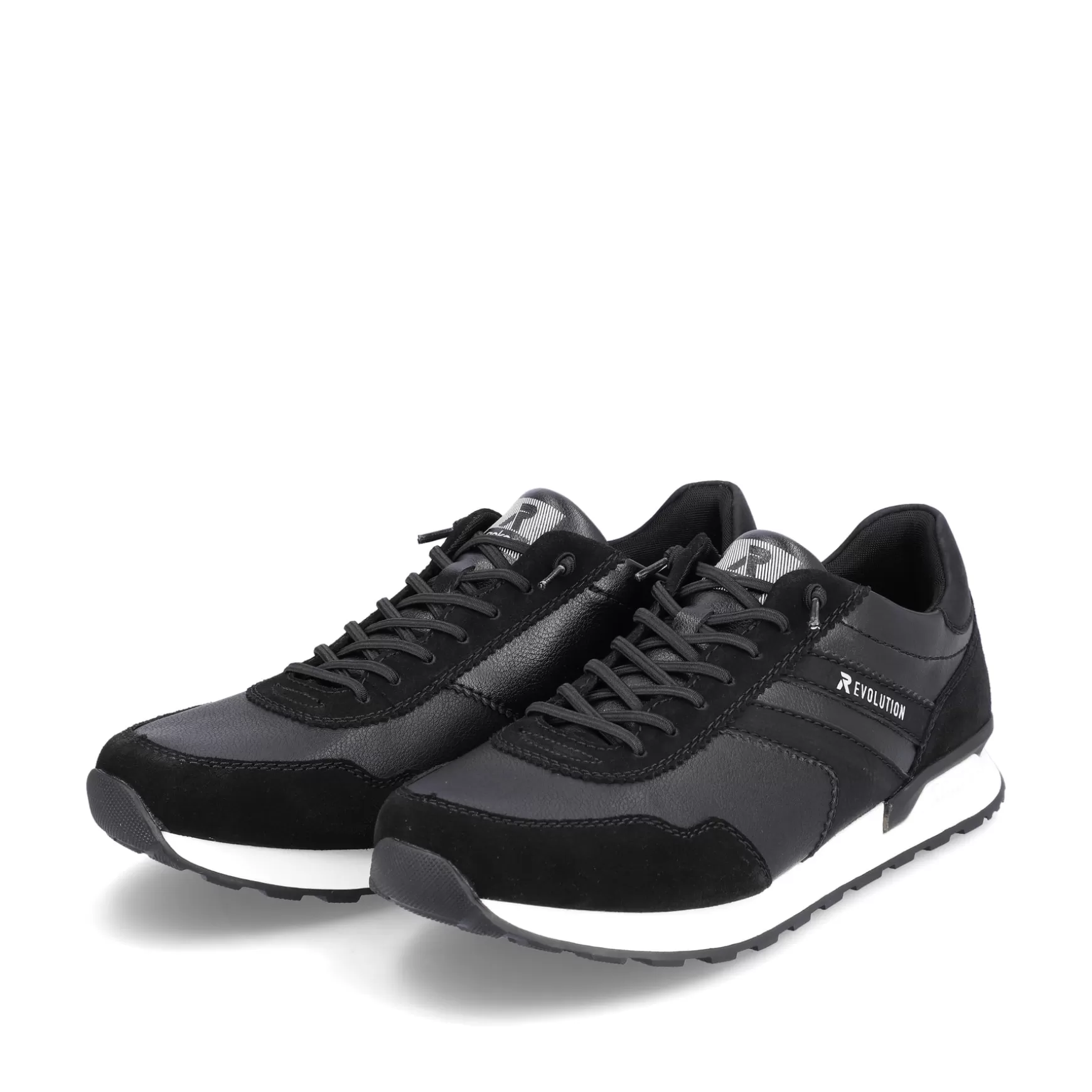 Mænd Rieker Sneakers^ Herresneaker Lav Diamant Sort