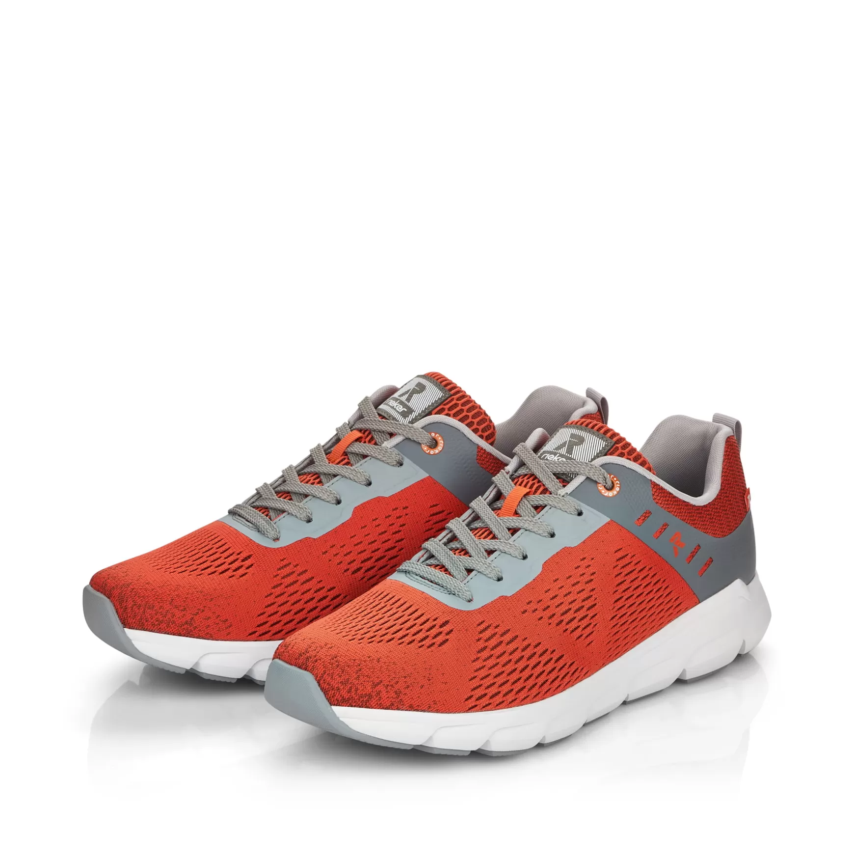 Mænd Rieker Sneakers^ Herresneaker Lav Rust-Orange Gra